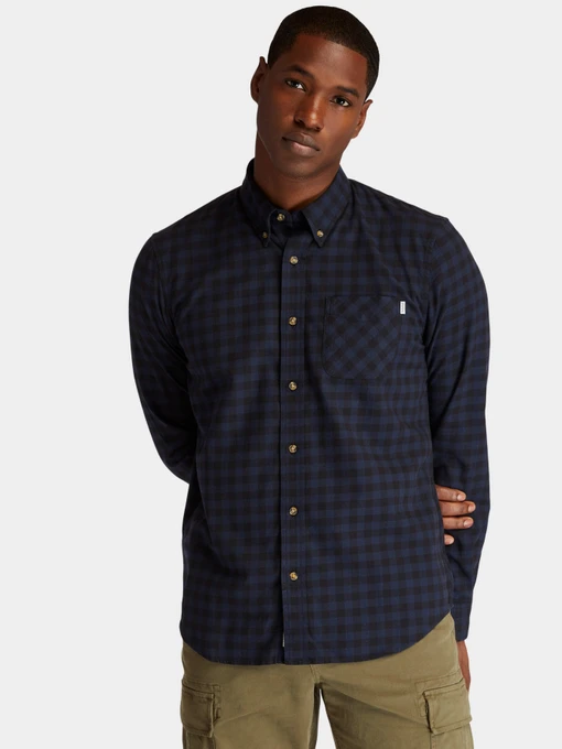 Рубашки Timberland Back River Brushed-Cotton Check модель TB0A2BJVB68 Фото