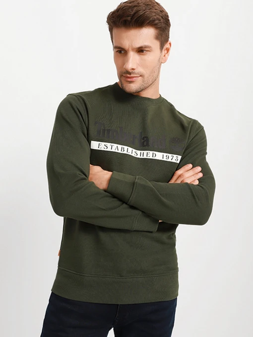 Худи и свитшоты Timberland Established 1973 Crew модель TB0A2AMHCC3 Фото