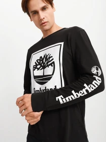 Худи и свитшоты Timberland LS Stack Logo Tee модель TB0A2CMKN92 Фото