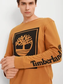 Худи и свитшоты Timberland LS Stack Logo Tee модель TB0A2CMKP57 Фото