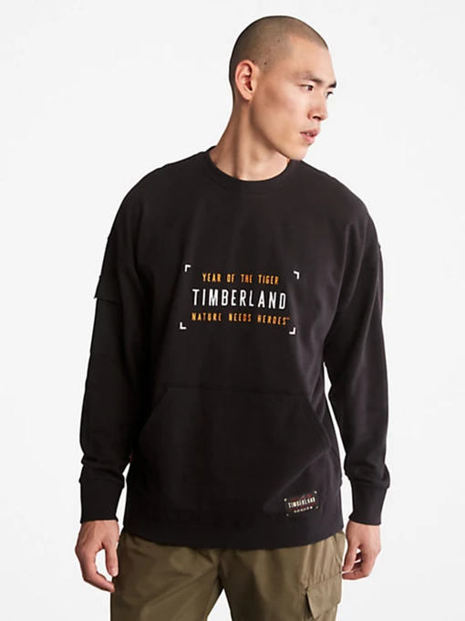 Худи и свитшоты Timberland Lunar New Year Crewneck модель TB0A27FR001 Фото