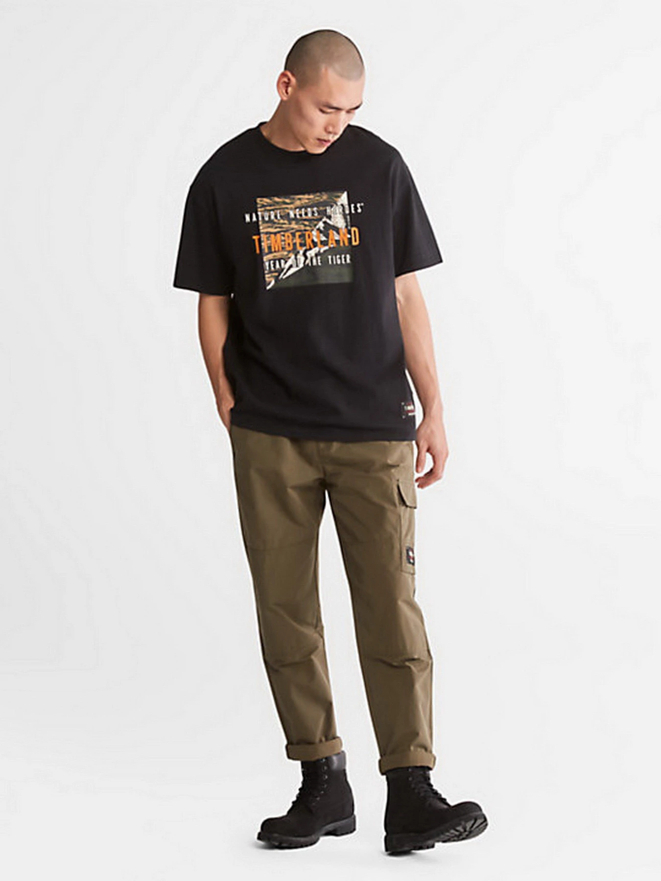 Футболки і поло Timberland Lunar New Year Relaxed-Fit модель TB0A27GE001 Фото