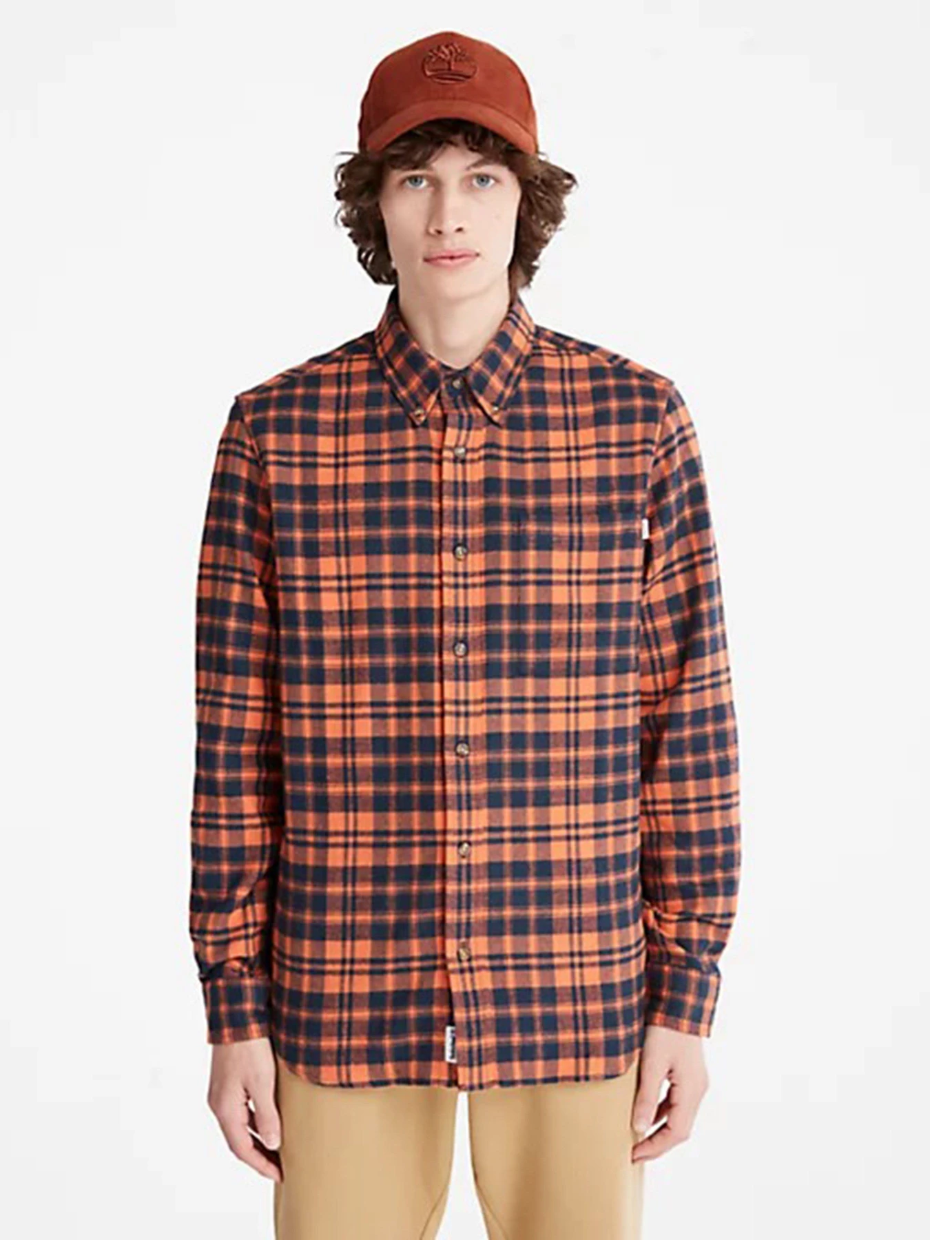 Рубашки Timberland Flannel модель TB0A5Y7SCZ0 Рубашки Timberland Flannel модель TB0A5Y7SCZ0 Фото