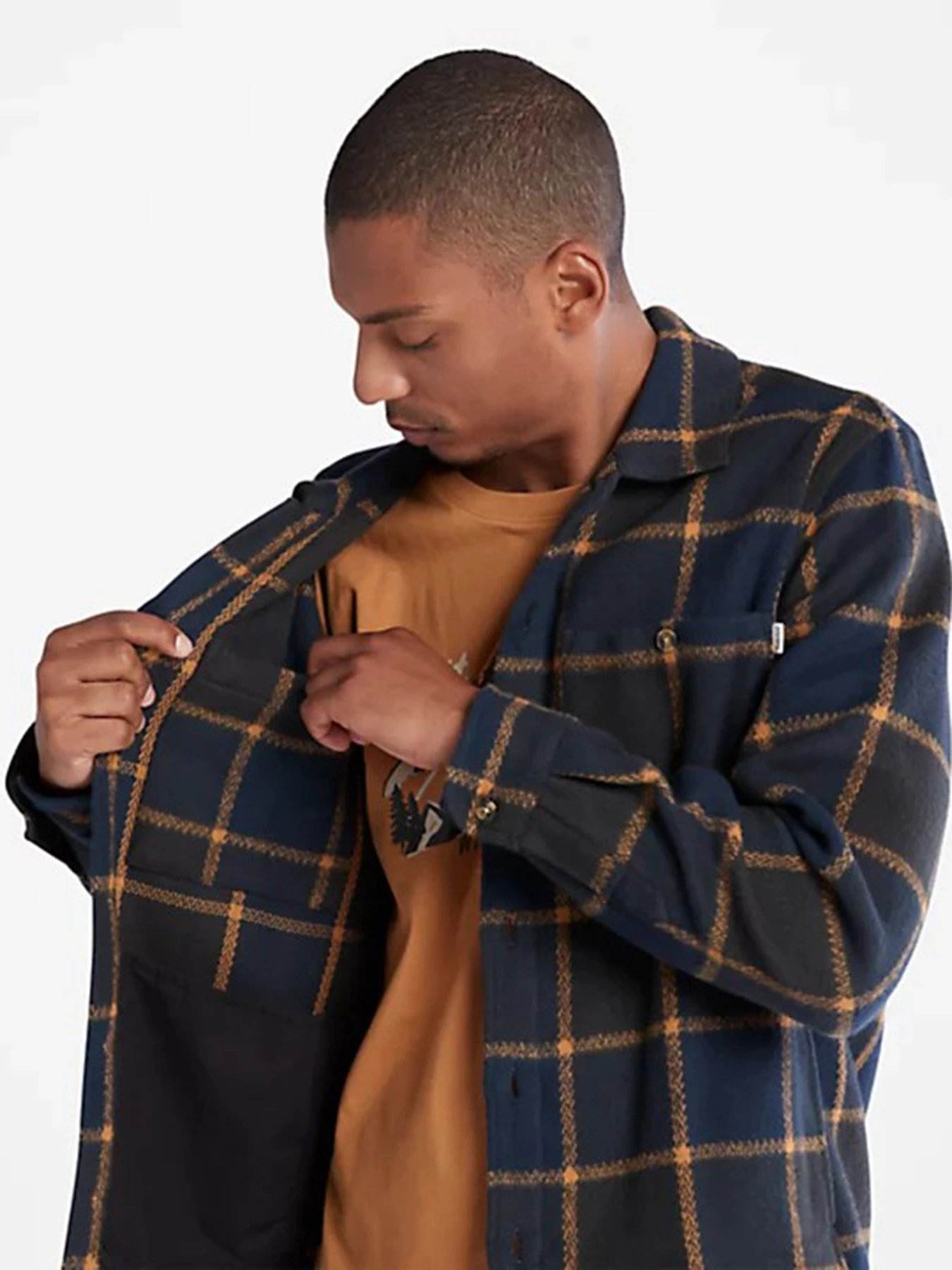 Рубашки Timberland Plaid модель TB0A5YENB23 Рубашки Timberland Plaid модель TB0A5YENB23 Фото