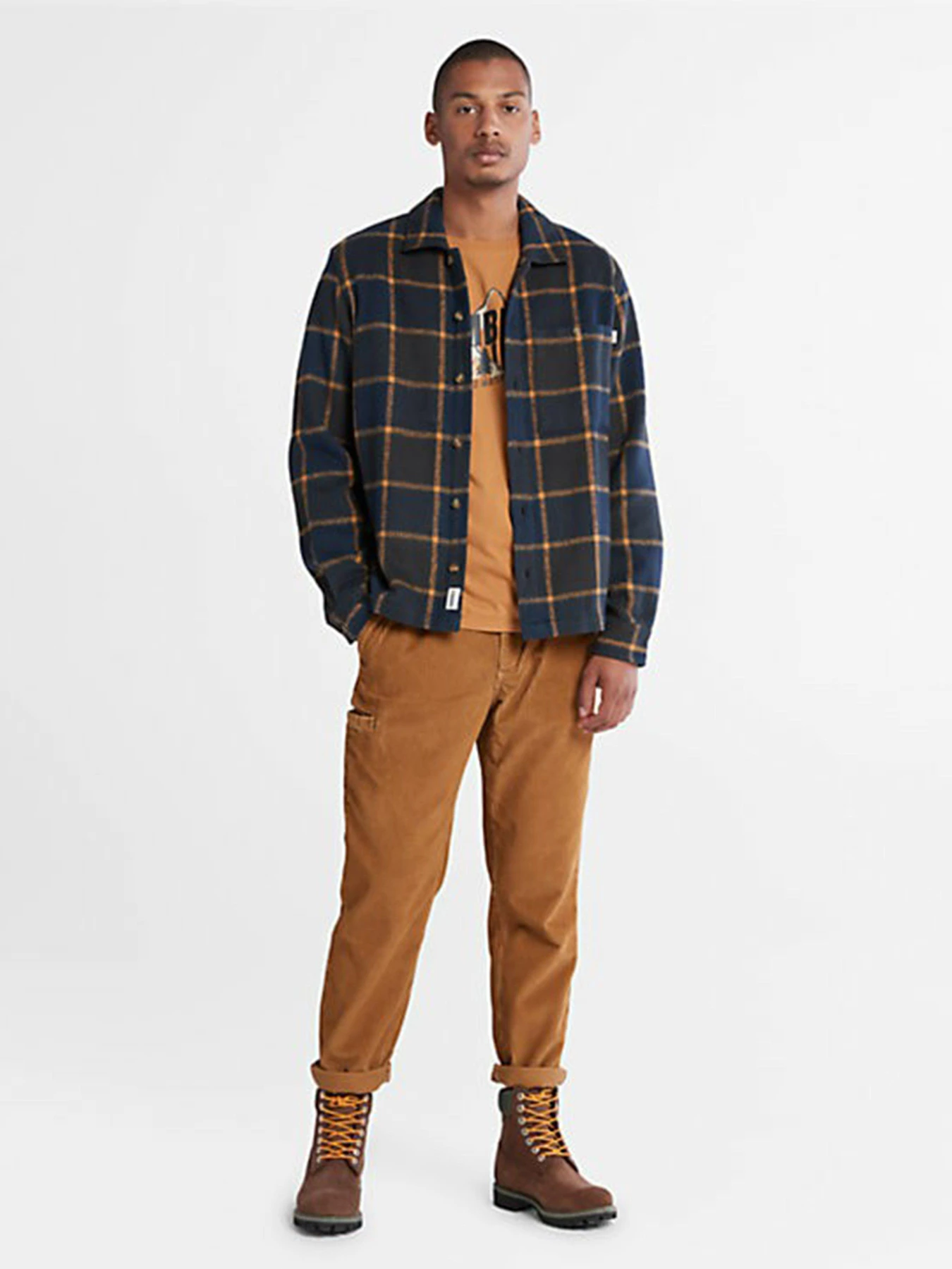 Рубашки Timberland Plaid модель TB0A5YENB23 Рубашки Timberland Plaid модель TB0A5YENB23 Фото