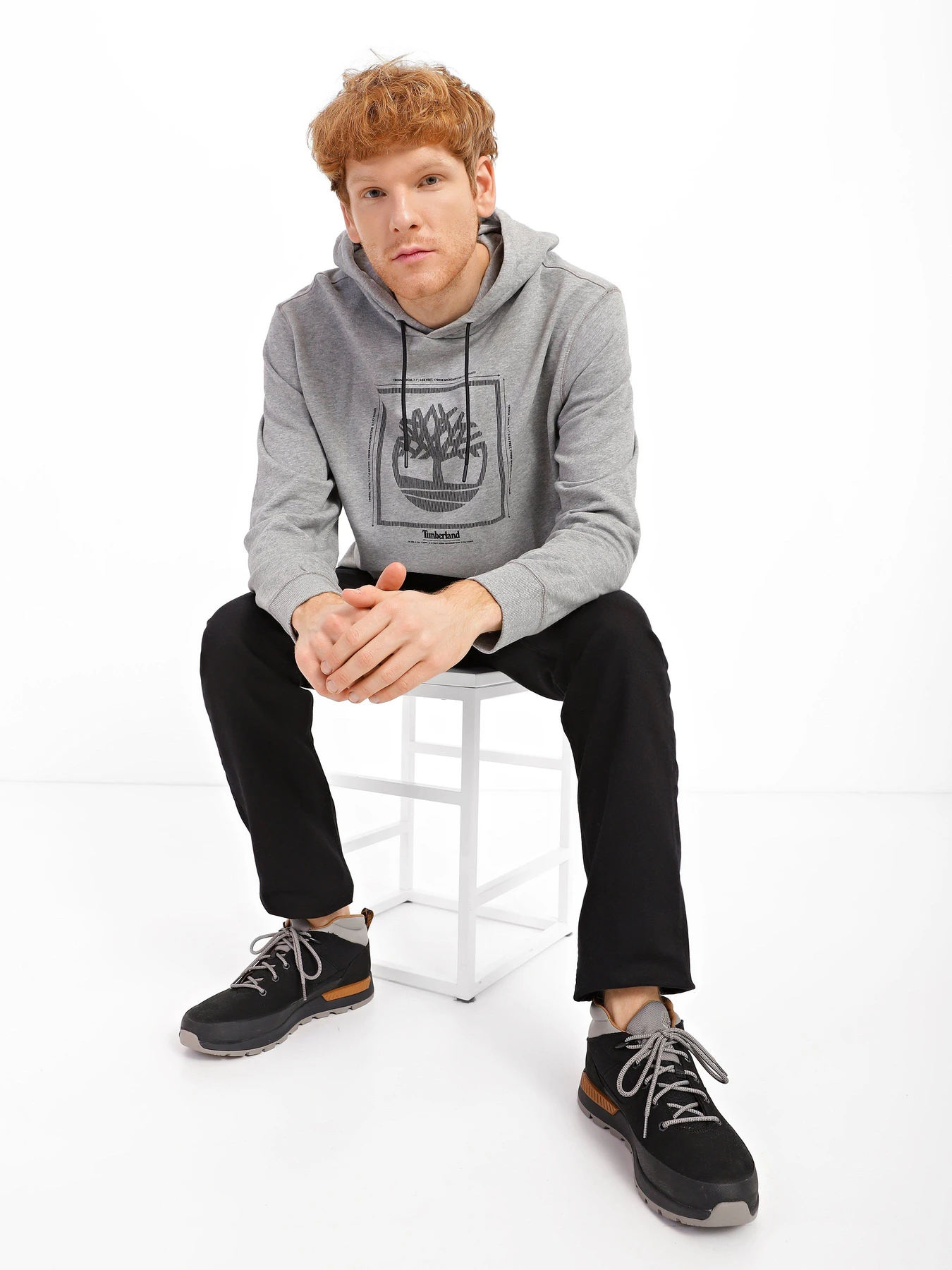 Худі та світшоти Timberland Stack Logo Print модель TB0A5SCRR74 Худі та світшоти Timberland Stack Logo Print модель TB0A5SCRR74 Фото