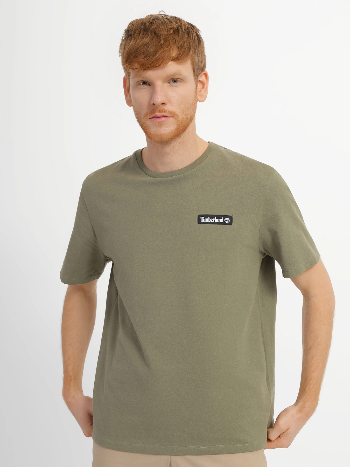 Футболки і поло Timberland SS Heavy Weight Woven Badge модель TB0A6EQF590 Футболки і поло Timberland SS Heavy Weight Woven Badge модель TB0A6EQF590 Фото