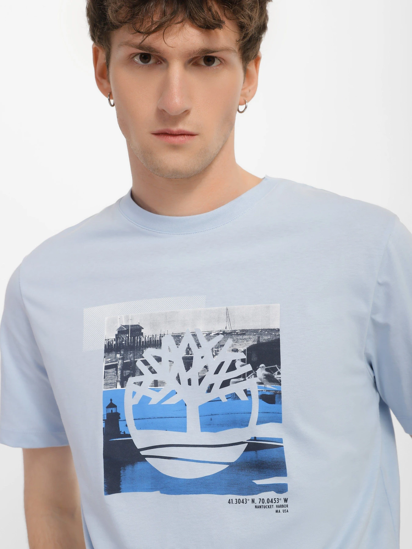 Футболки и поло Timberland SS Coast Inspired Logo Graphic модель TB0A65WH940 Фото