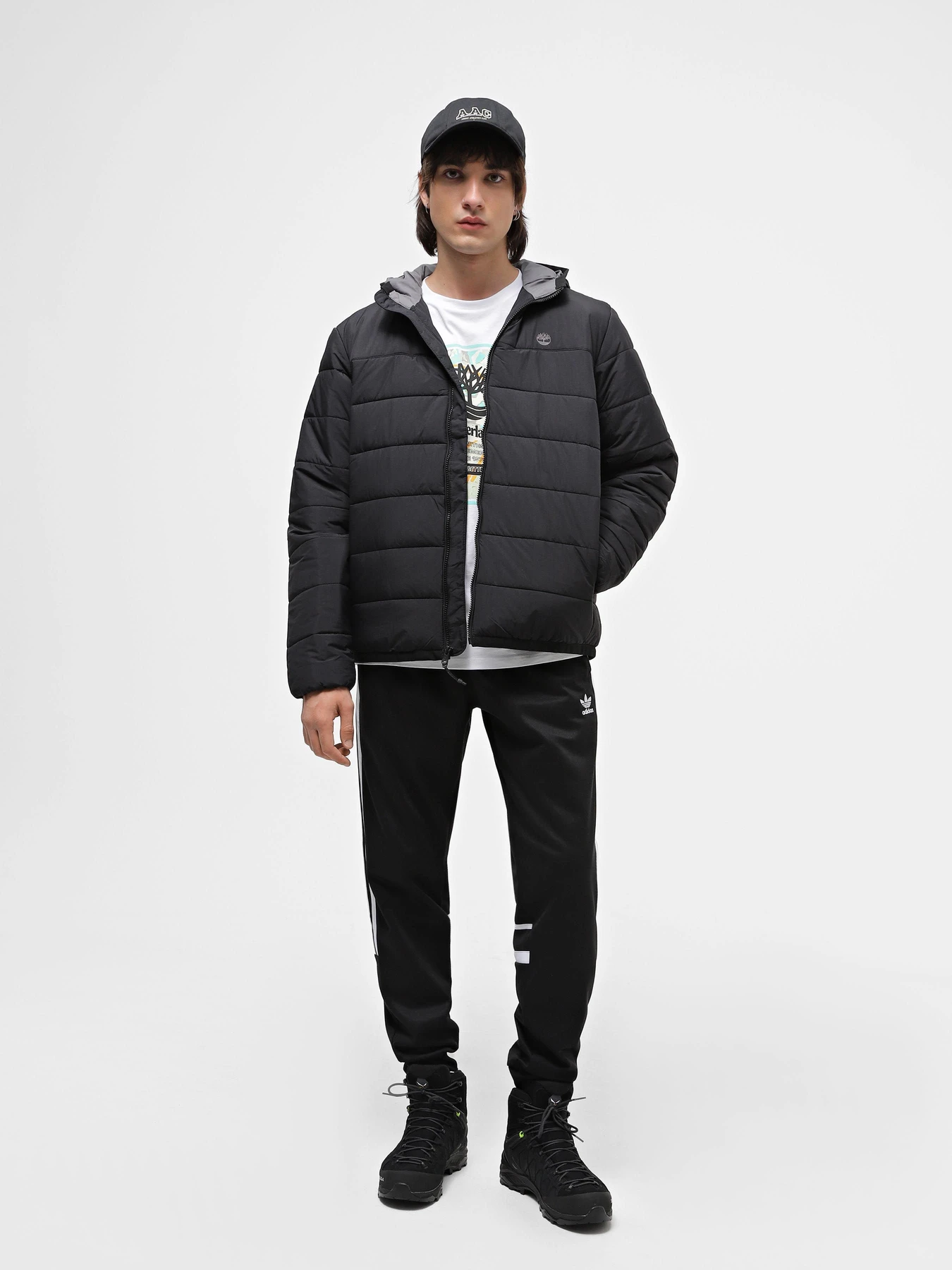 Куртки та дублянки Timberland Garfield Mid Weight Hooded Puffer Jacket модель TB0A6G39001 Куртки та дублянки Timberland Garfield Mid Weight Hooded Puffer Jacket модель TB0A6G39001 Фото
