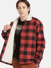 Куртки та дублянки Timberland Buffalo Plaid High Pile Fleece-lined модель TB0A6FWNDW8 Фото