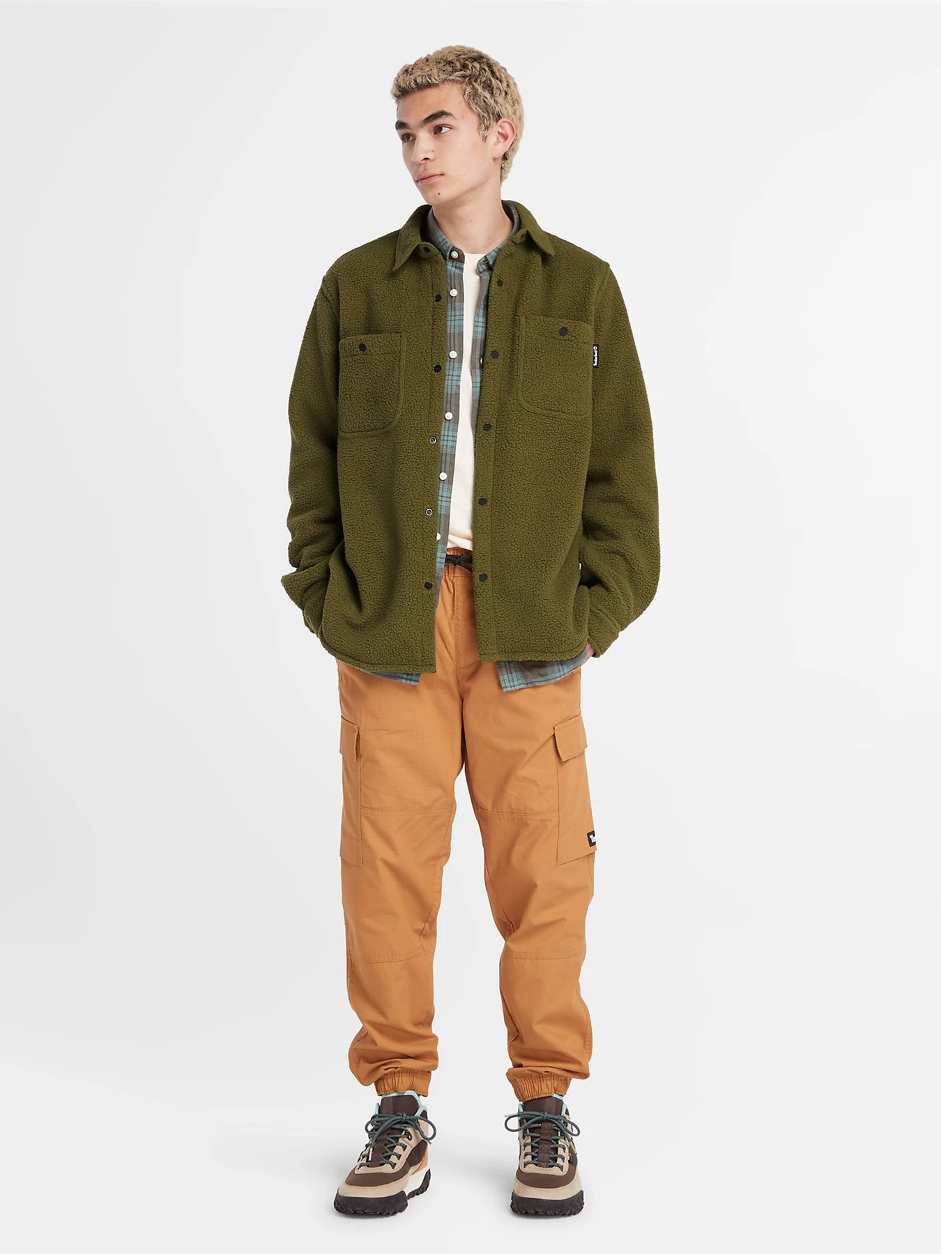 Куртки та дублянки Timberland Utility High-Pile Fleece модель TB0A5VHH302 Фото