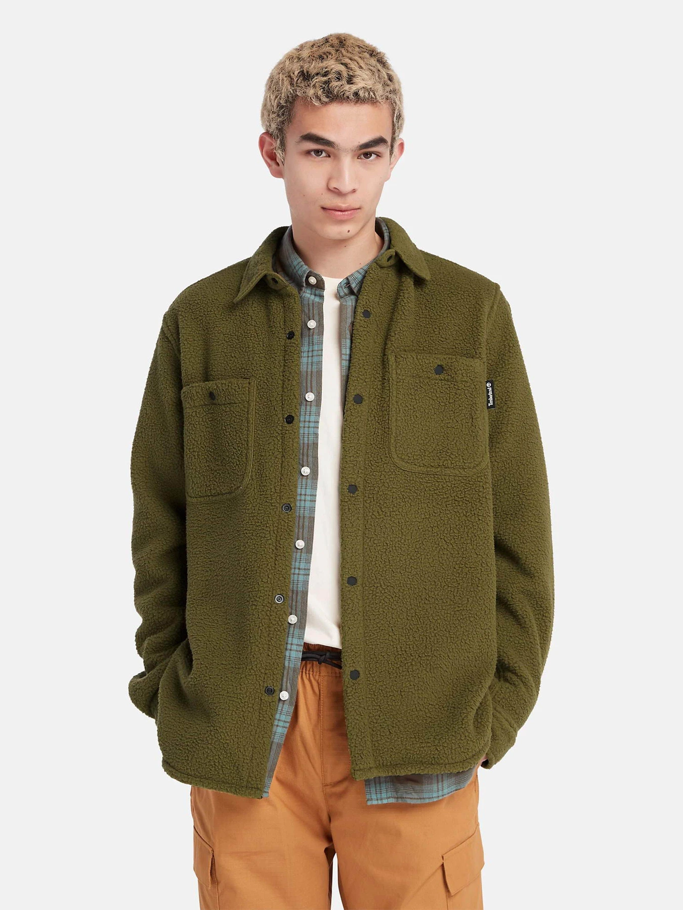 Куртки та дублянки Timberland Utility High-Pile Fleece модель TB0A5VHH302 Фото