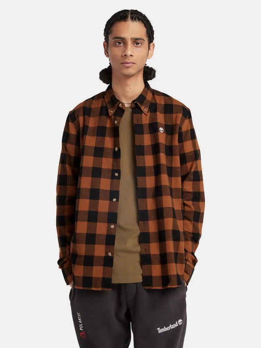 Рубашки Timberland Mascoma River Long-Sleeve Check модель TB0A2D7EDX1 Фото