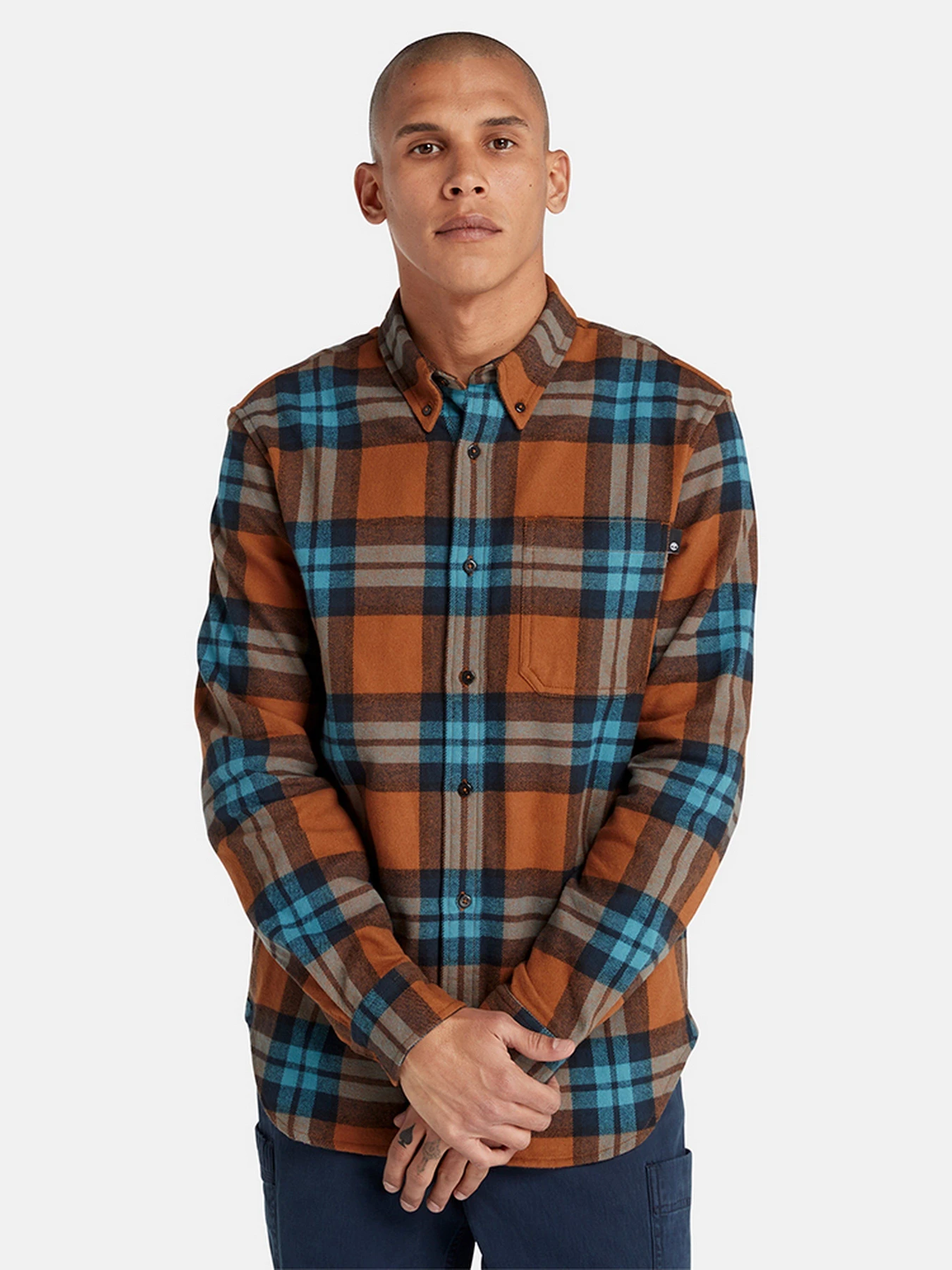 Рубашки Timberland Heavy Flannel Plaid модель TB0A6GKHDX1 Рубашки Timberland Heavy Flannel Plaid модель TB0A6GKHDX1 Фото