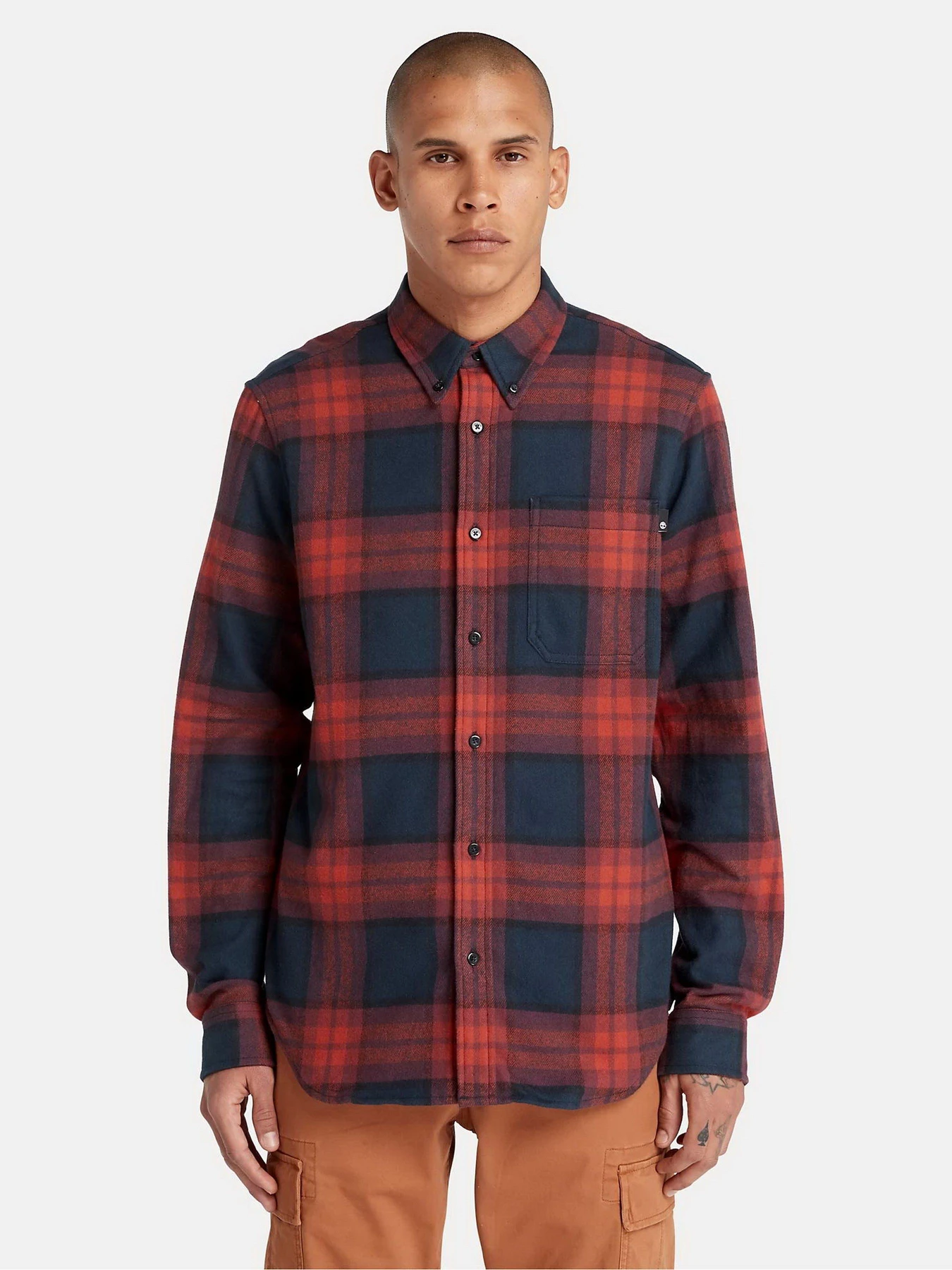 Рубашки Timberland Heavy Flannel Plaid модель TB0A6GKHB68 Рубашки Timberland Heavy Flannel Plaid модель TB0A6GKHB68 Фото