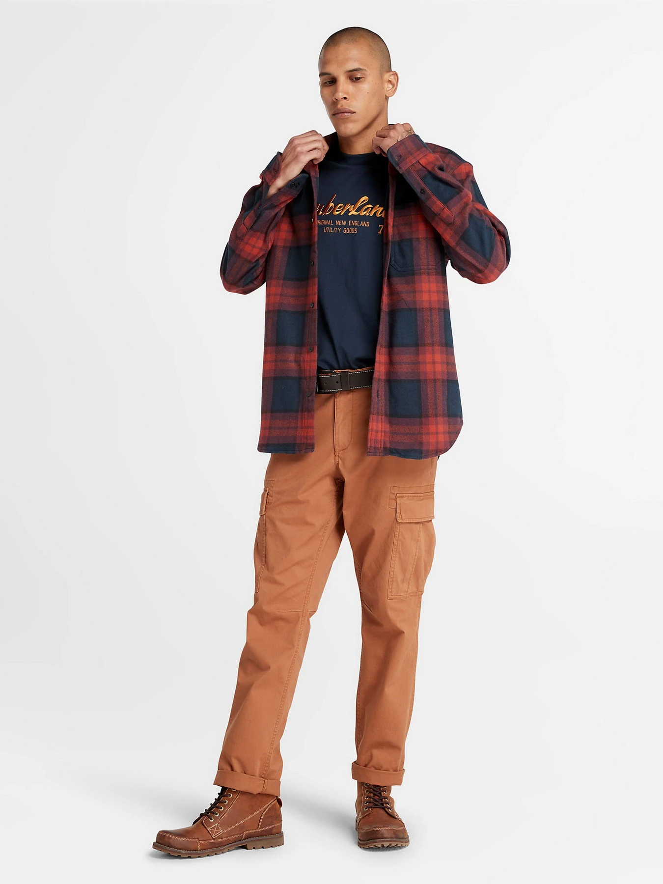 Рубашки Timberland Heavy Flannel Plaid модель TB0A6GKHB68 Рубашки Timberland Heavy Flannel Plaid модель TB0A6GKHB68 Фото