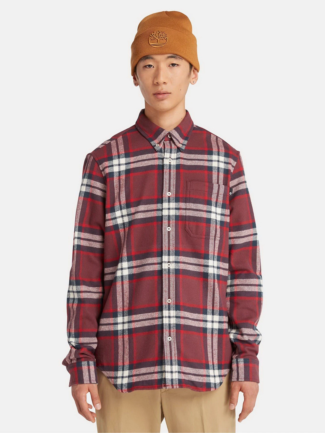 Рубашки Timberland Heavy Flannel Plaid модель TB0A6GKHJ60 Рубашки Timberland Heavy Flannel Plaid модель TB0A6GKHJ60 Фото