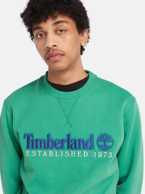 Чоловічий Світшот Timberland Est. 1973 Logo Crew фото 3
