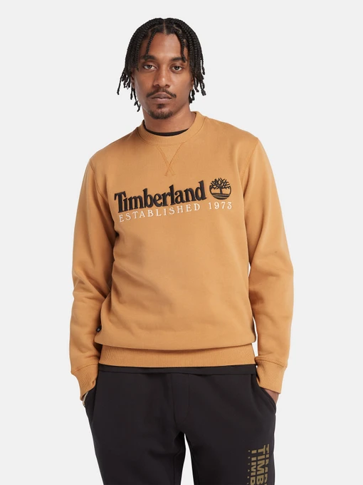 Худі та світшоти Timberland Est. 1973 Logo Crew модель TB0A65DDP47 Фото