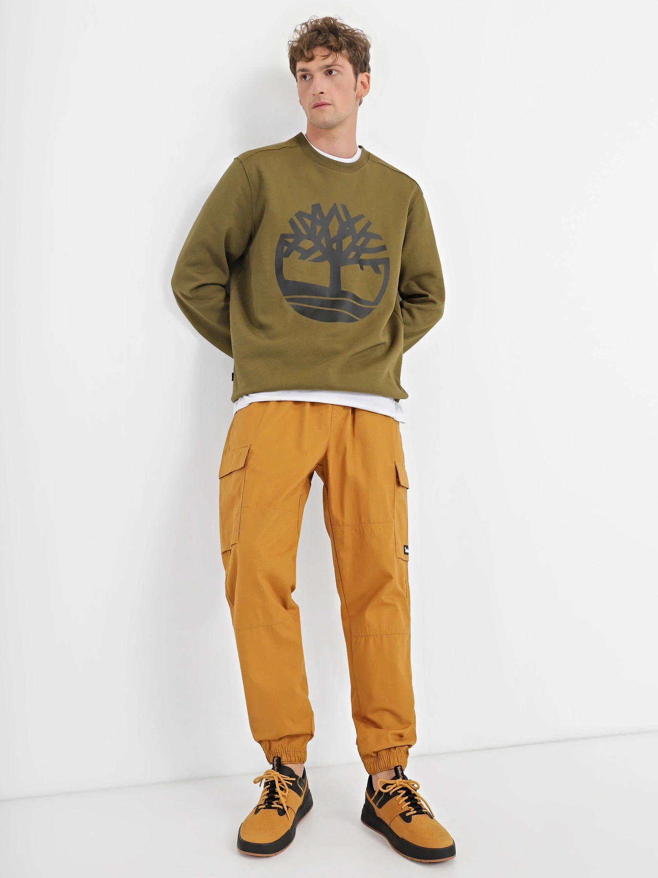 Худі та світшоти Timberland Tree Logo Crew Neck модель TB0A2BJ8DY7 Фото