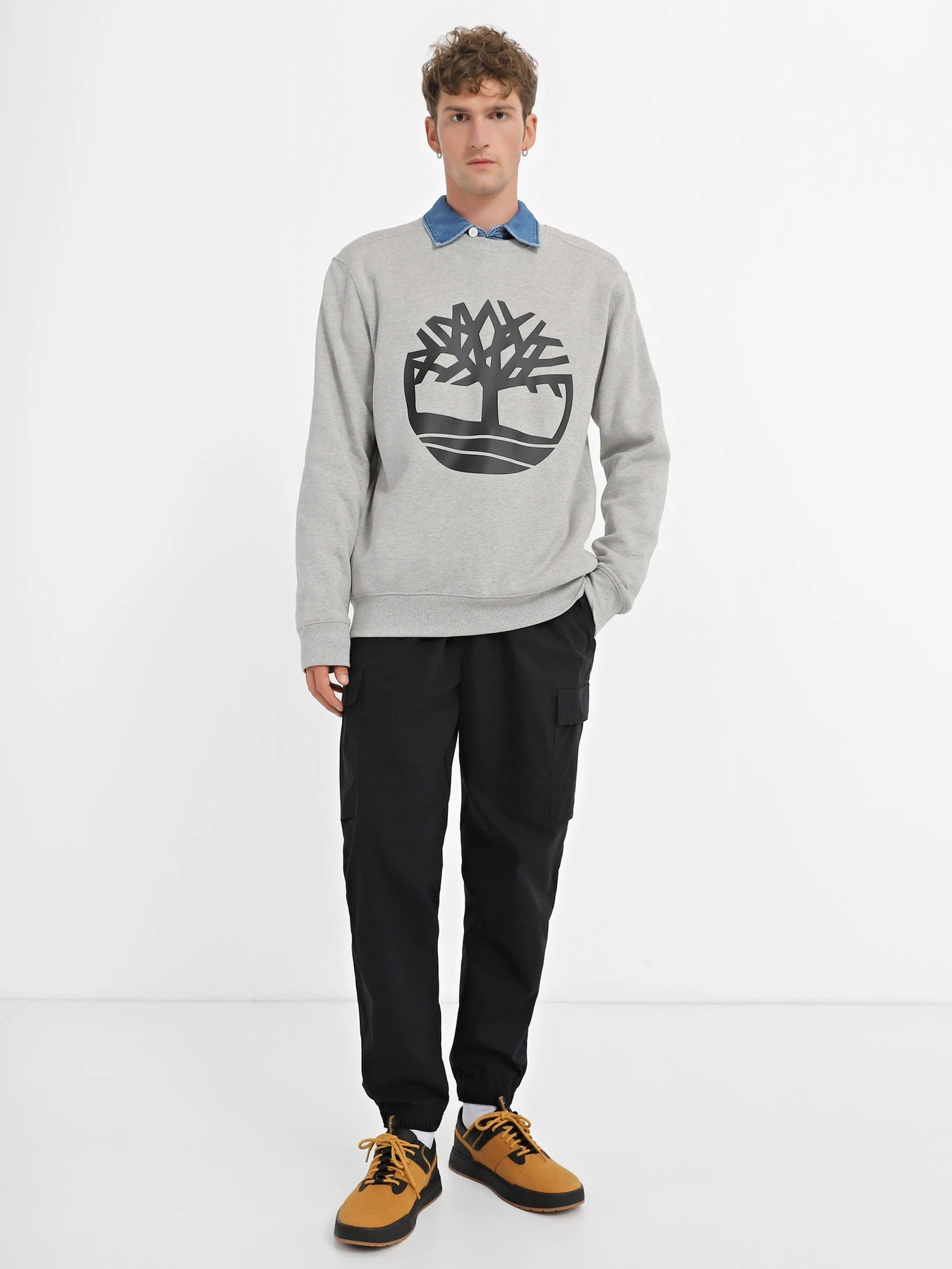 Худи и свитшоты Timberland Tree Logo Crew Neck модель TB0A2BJ8052 Худи и свитшоты Timberland Tree Logo Crew Neck модель TB0A2BJ8052 Фото