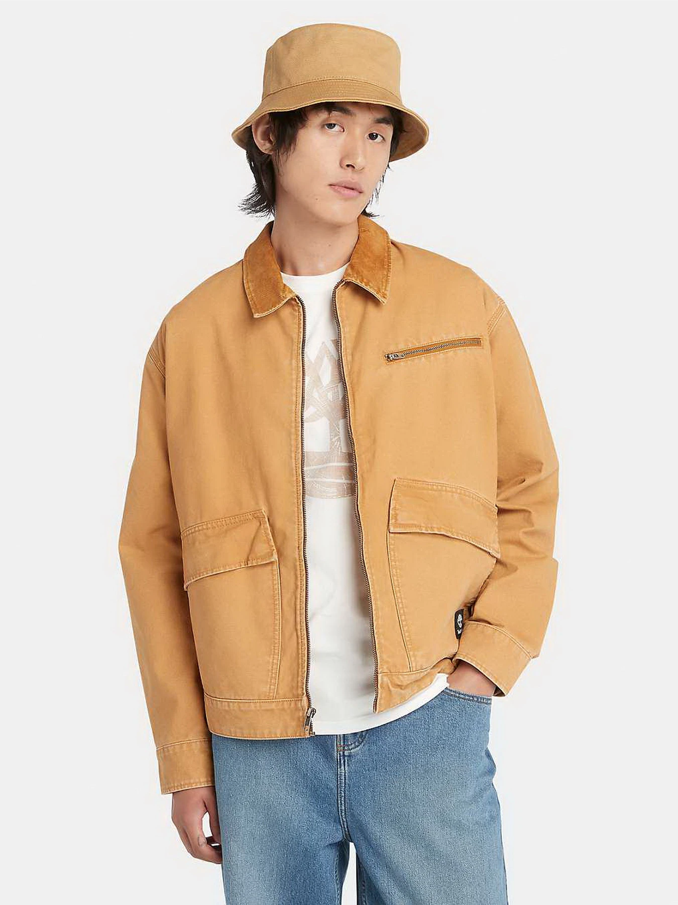 Куртки та дублянки Timberland Washed Canvas модель TB0A5TGFP47 Фото