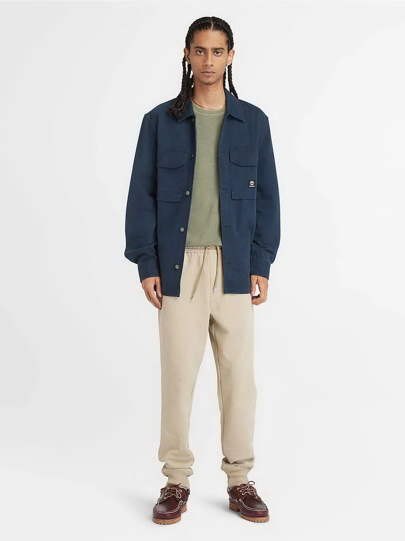 Рубашки Timberland Washed-look модель TB0A5TQB433 Фото