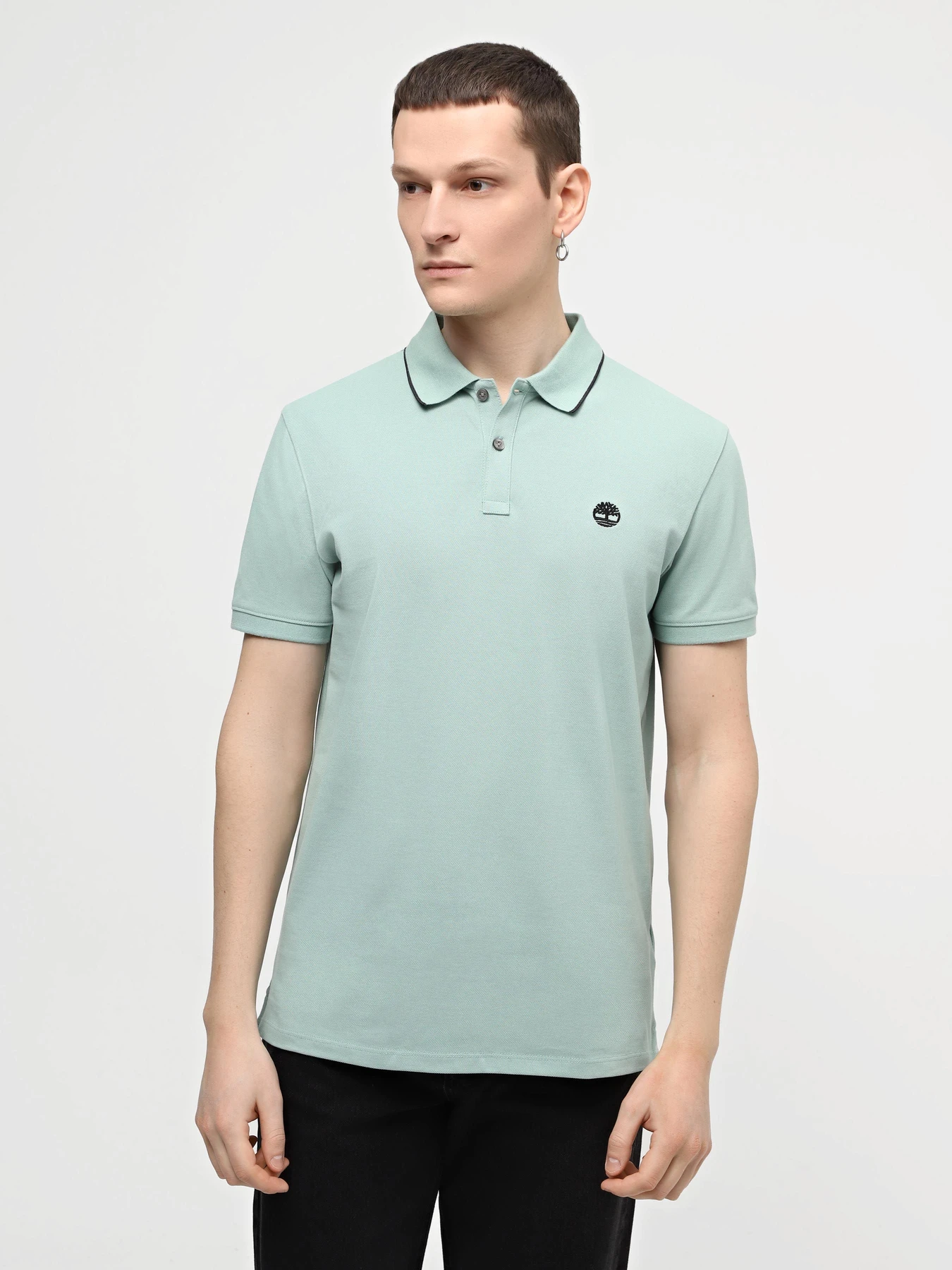 Футболки і поло Timberland Millers River Printed Neck модель TB0A26NFEW0 Футболки і поло Timberland Millers River Printed Neck модель TB0A26NFEW0 Фото