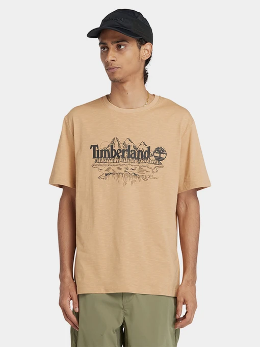 Футболки и поло Timberland Mountain Logo модель TB0A5UFUEH3 Фото