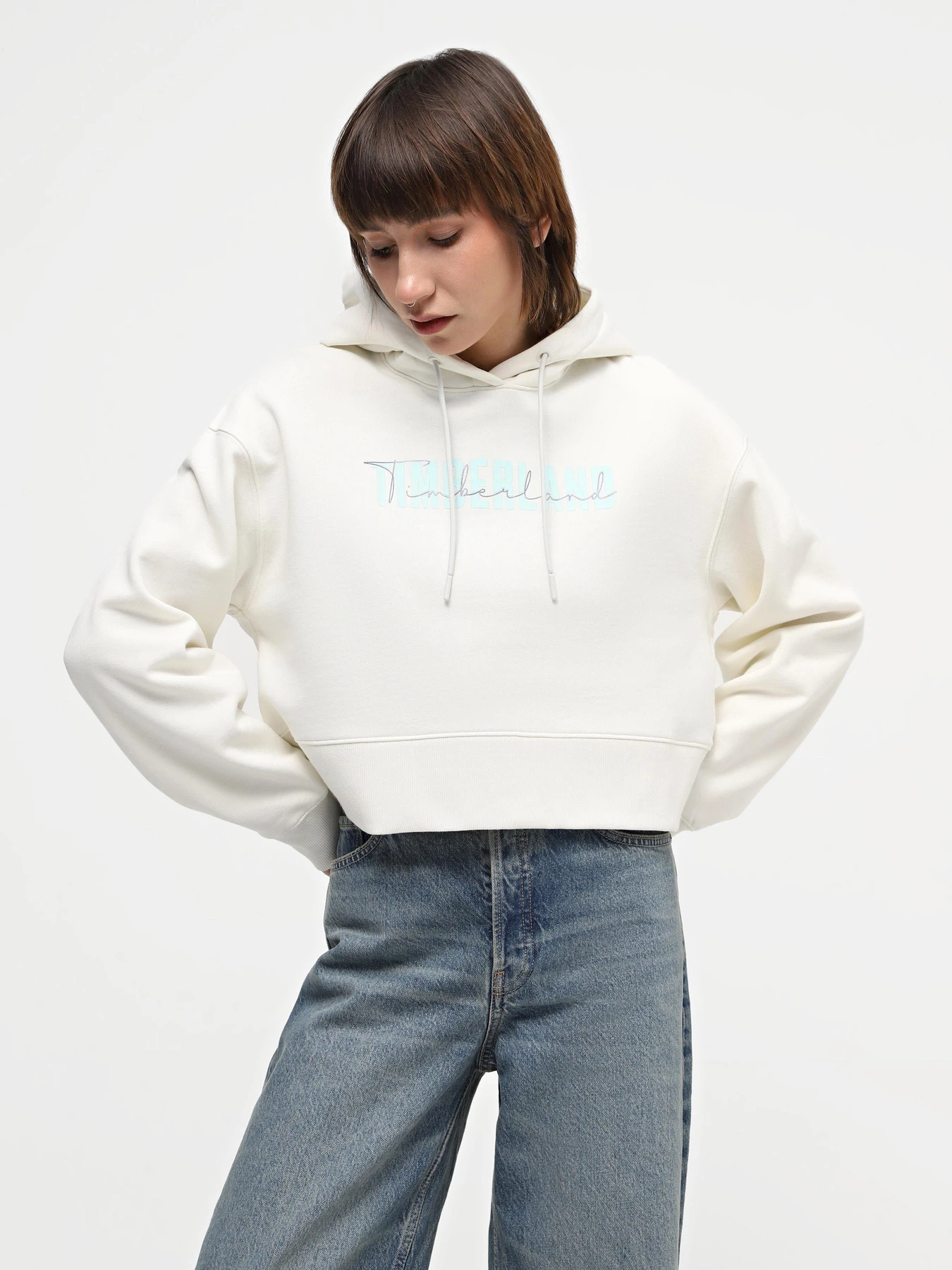 Худи и свитшоты Timberland Brushed Back Logo модель TB0A5XWUCM9 Фото