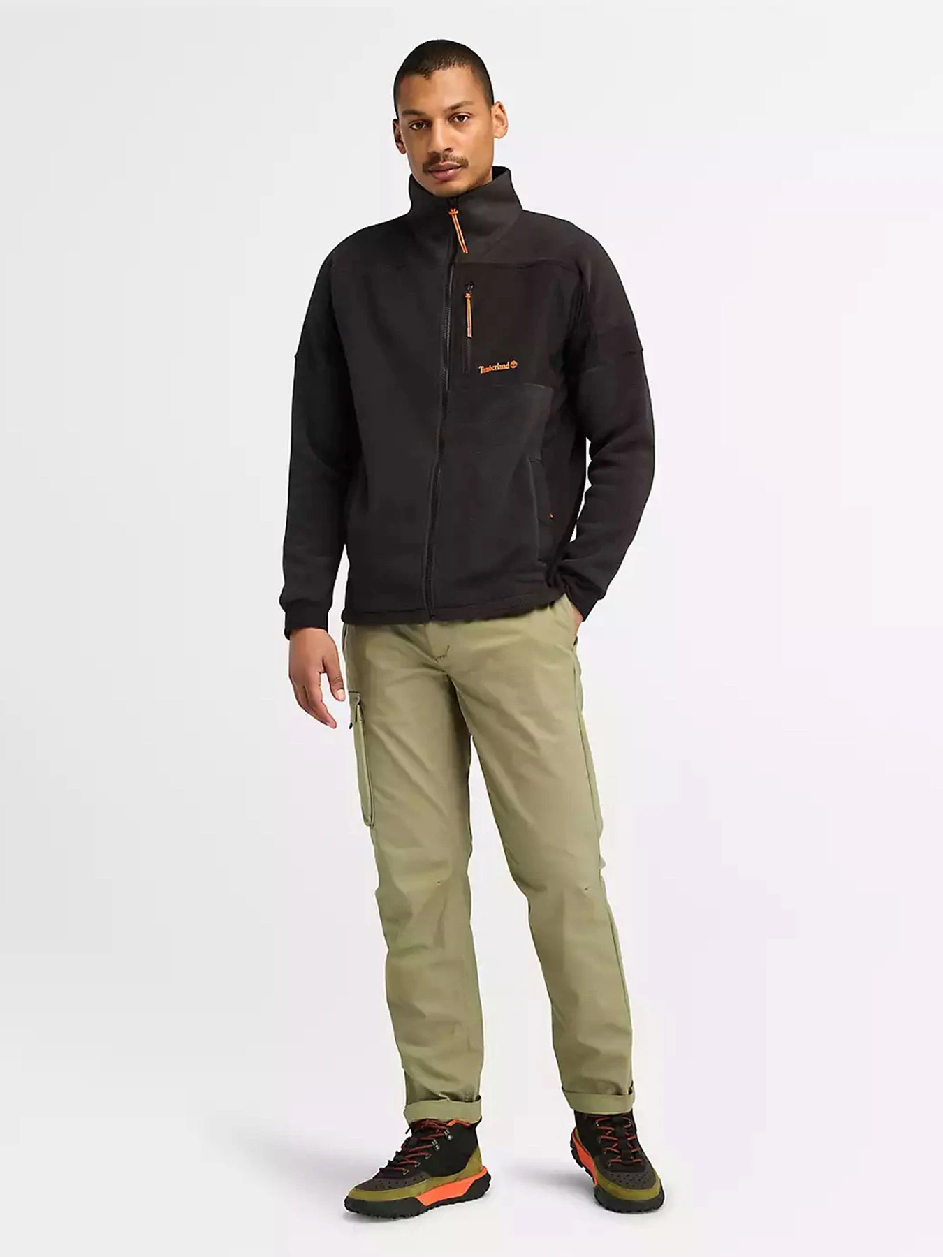 Худи и свитшоты Timberland Polartec® Mix Media Full-Zip Fleece модель TB0A6Y56001 Фото