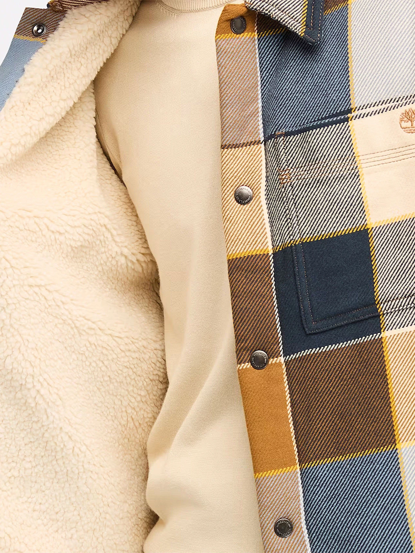 Куртки и дубленки Timberland Fleece-lined Plaid модель TB0A6UX2EI2 Куртки и дубленки Timberland Fleece-lined Plaid модель TB0A6UX2EI2 Фото