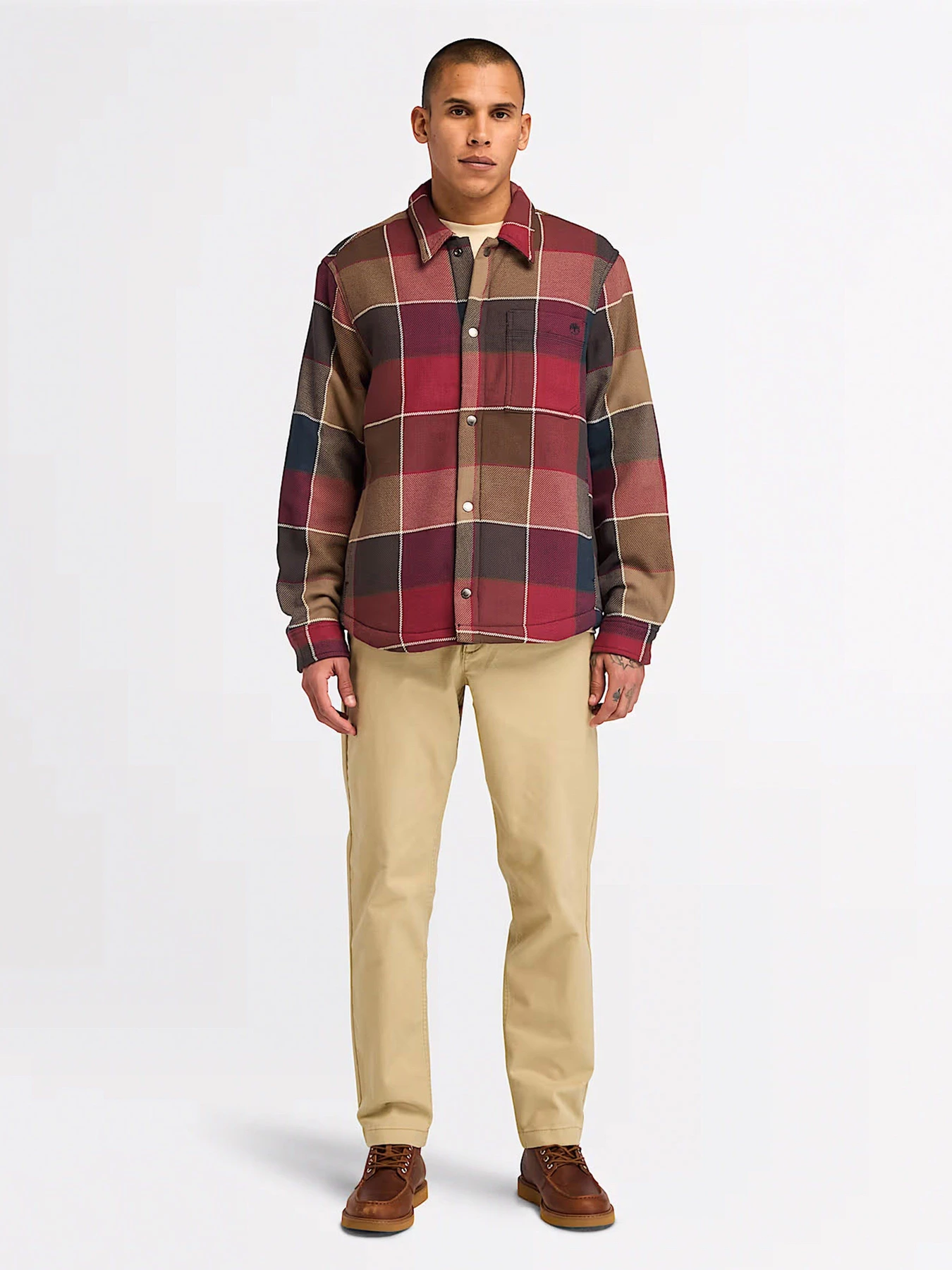 Куртки и дубленки Timberland Fleece-lined Plaid модель TB0A6UX2EIF Фото