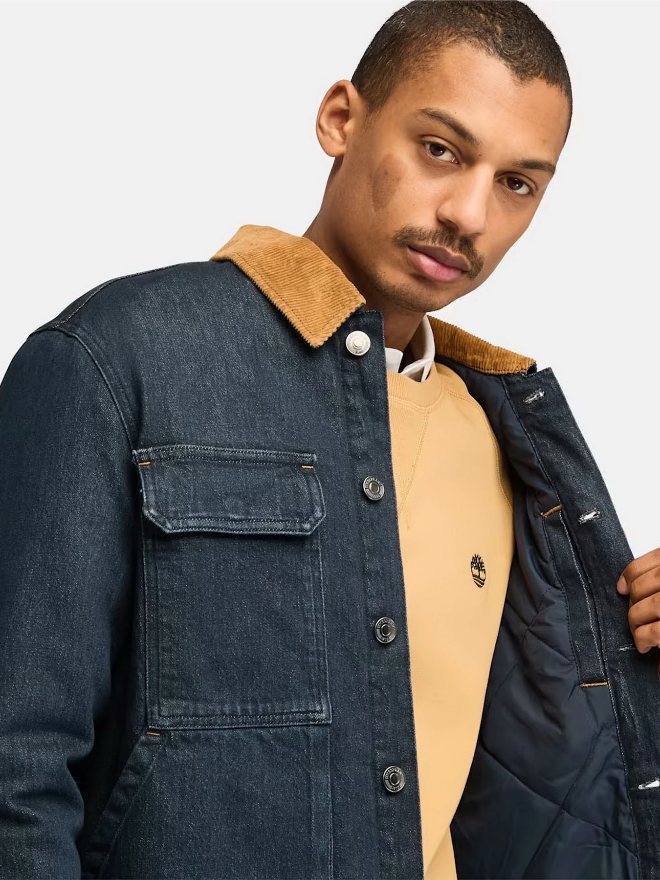 Куртки и дубленки Timberland Trucker Insulated Denim модель TB0A6UYAH87 Фото