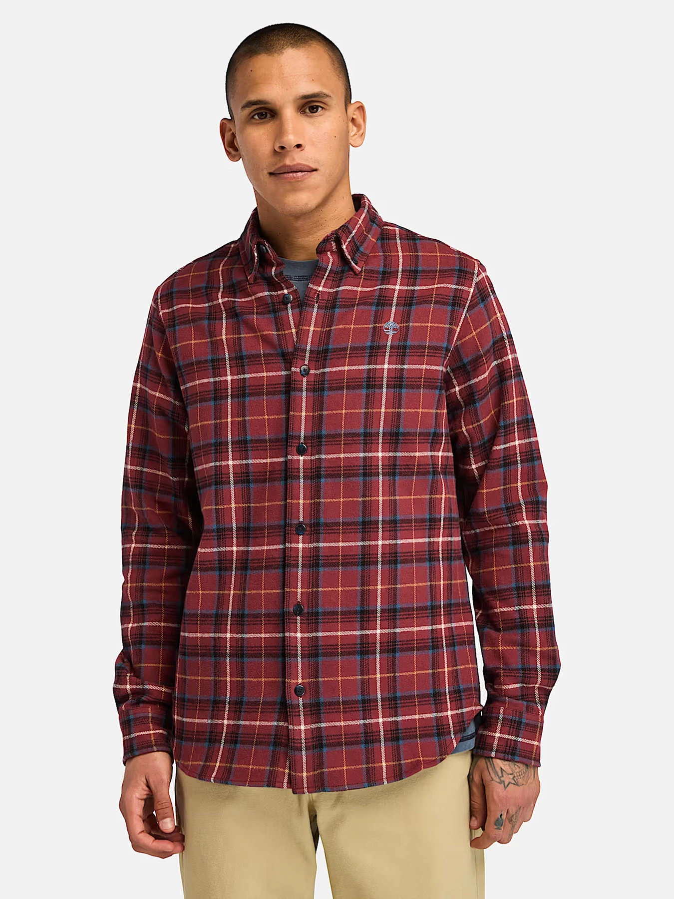 Сорочки Timberland Midweight Flannel Check модель TB0A6V4AEFF Фото