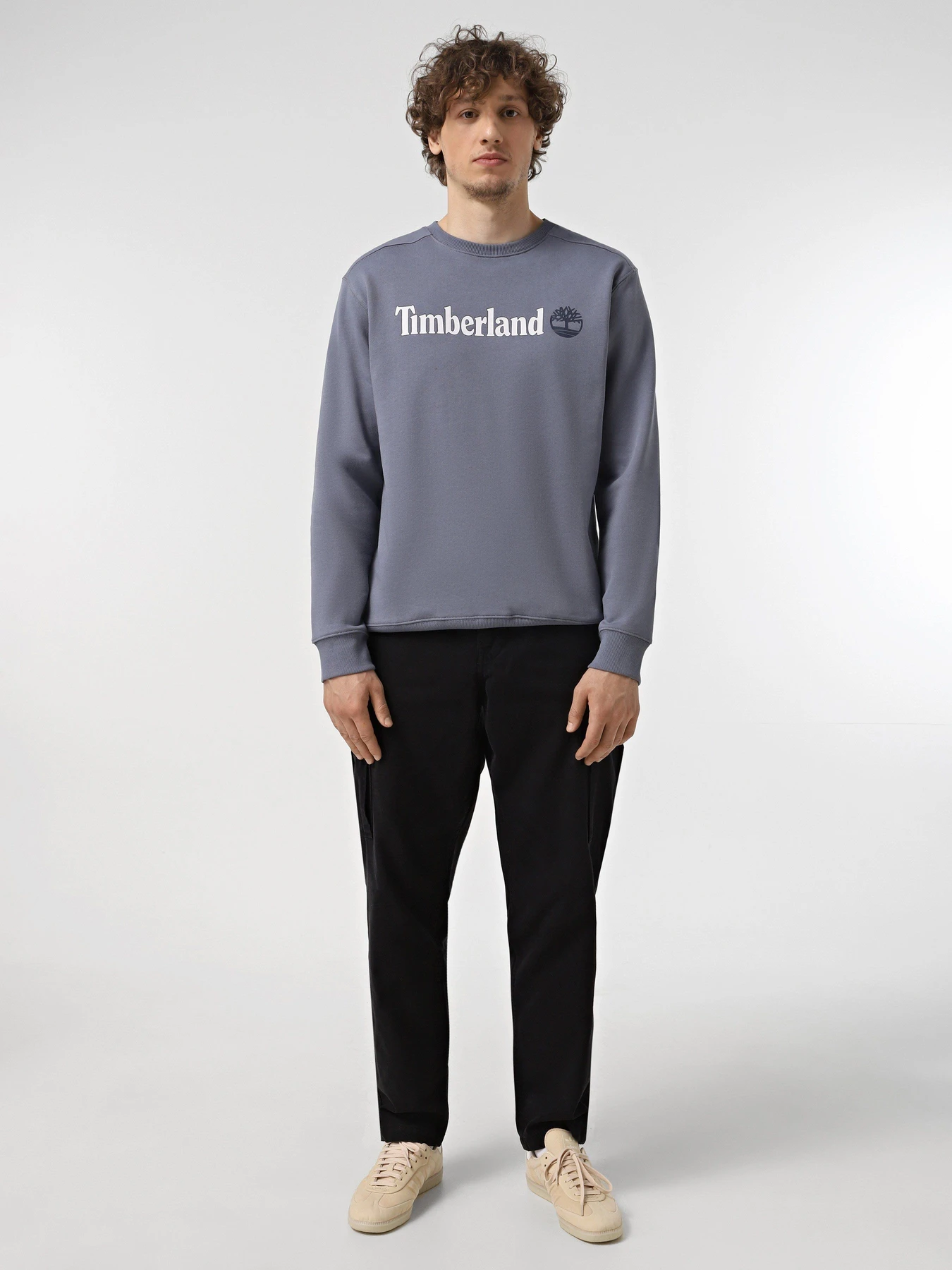 Худі та світшоти Timberland Linear Logo Crew Neck модель TB0A5UJY073 Худі та світшоти Timberland Linear Logo Crew Neck модель TB0A5UJY073 Фото