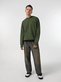 Худи и свитшоты Timberland Woven Badge Crew Neck модель TB0A6UHJEIN Фото
