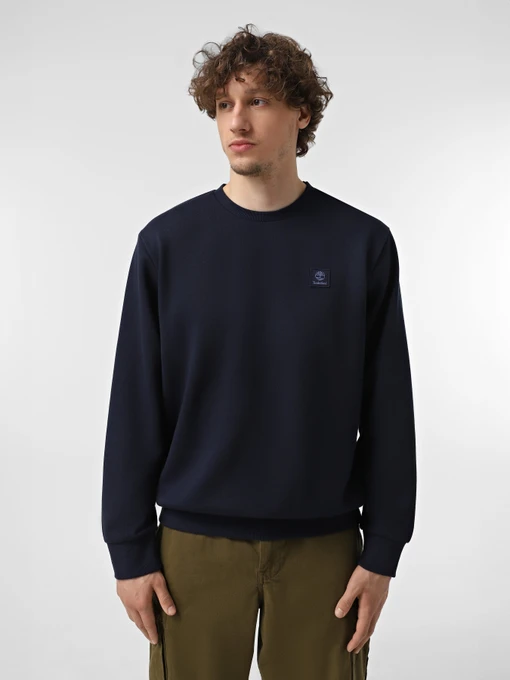 Худі та світшоти Timberland Woven Badge Crew Neck модель TB0A6UHJ433 Фото