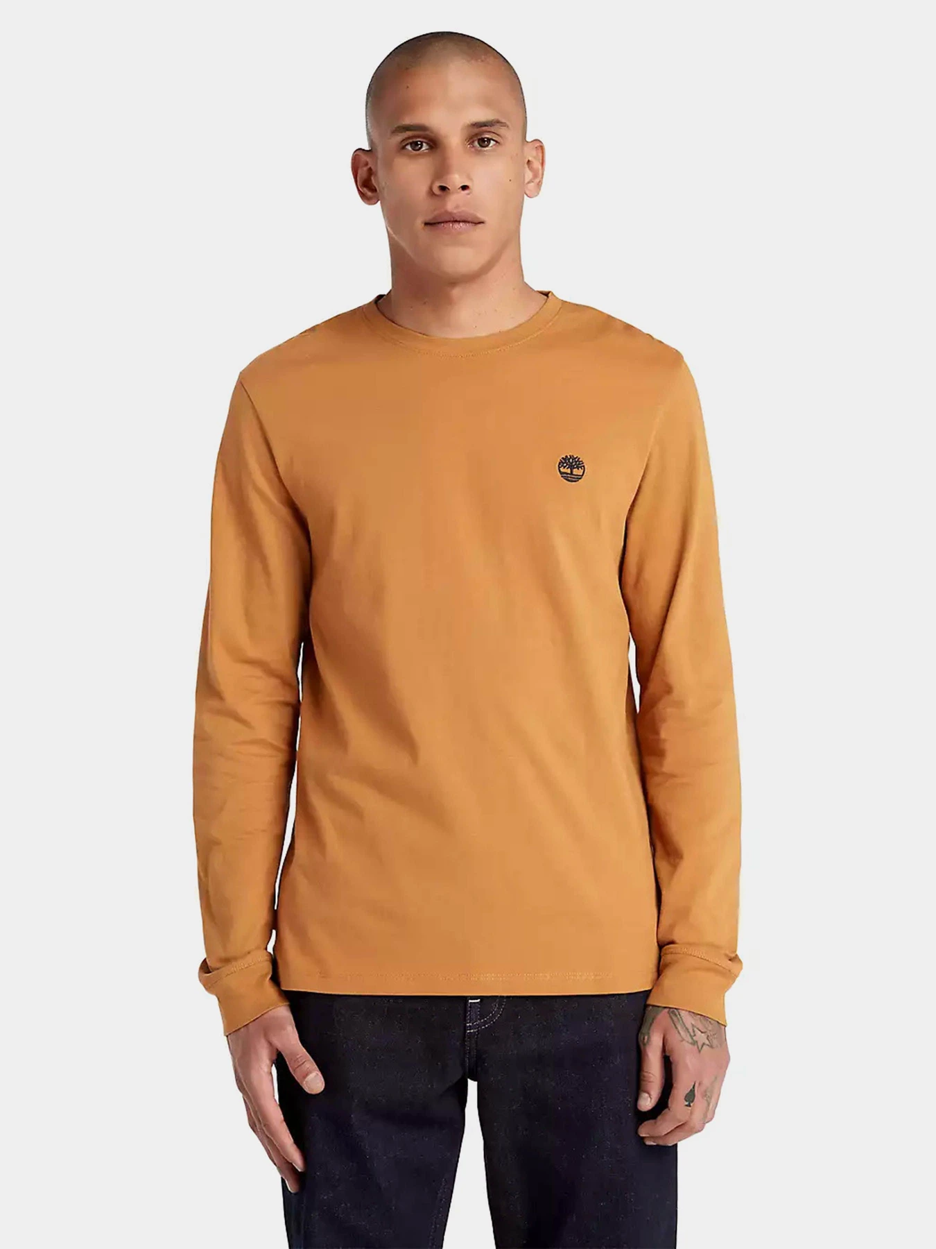 Худи и свитшоты Timberland Dunstan River Long Sleeve Slim-fit Crew модель TB0A2BQ3P47 Фото