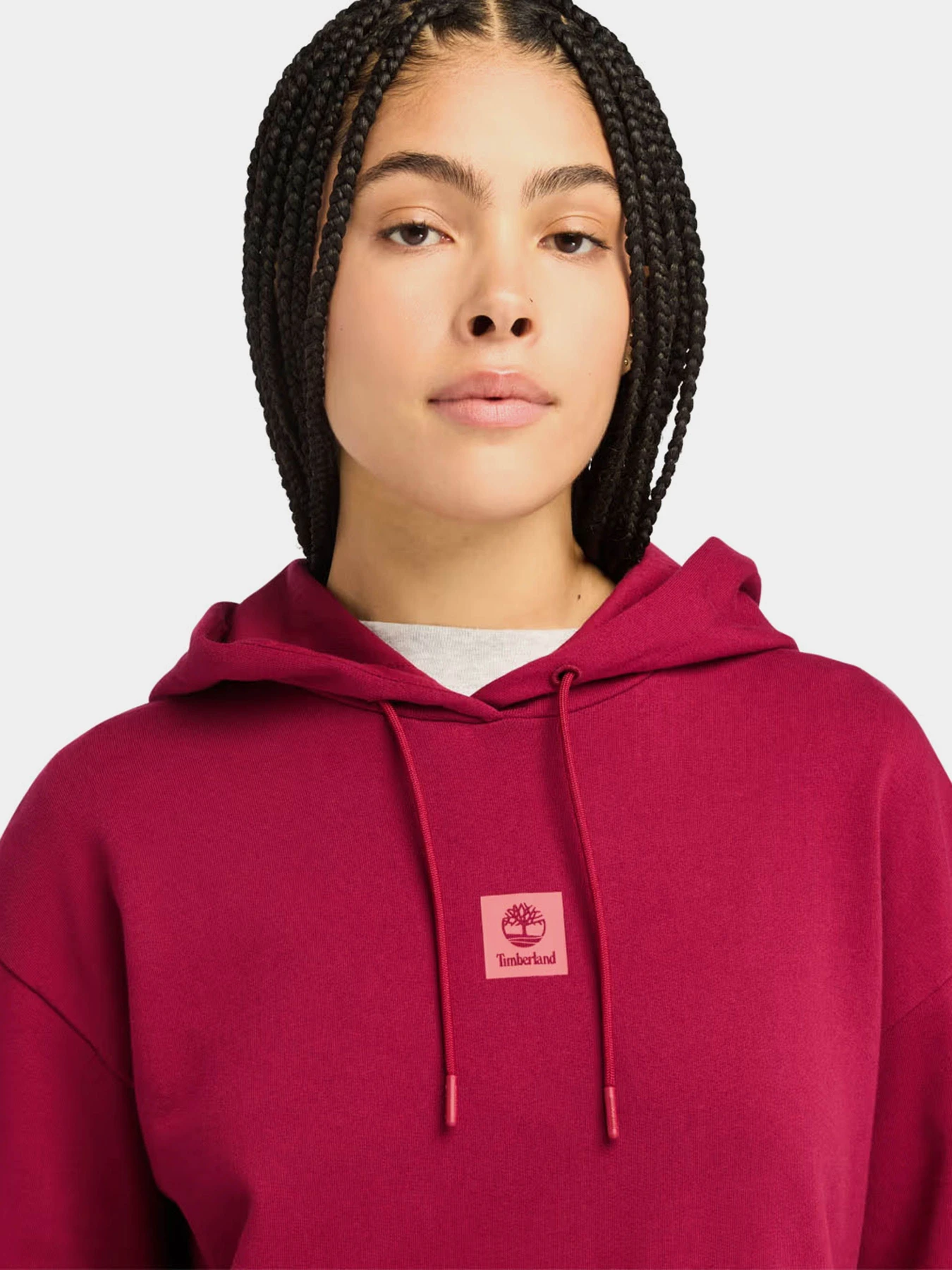 Худи и свитшоты Timberland Stack Logo Loop Back модель TB0A5SX2637 Фото