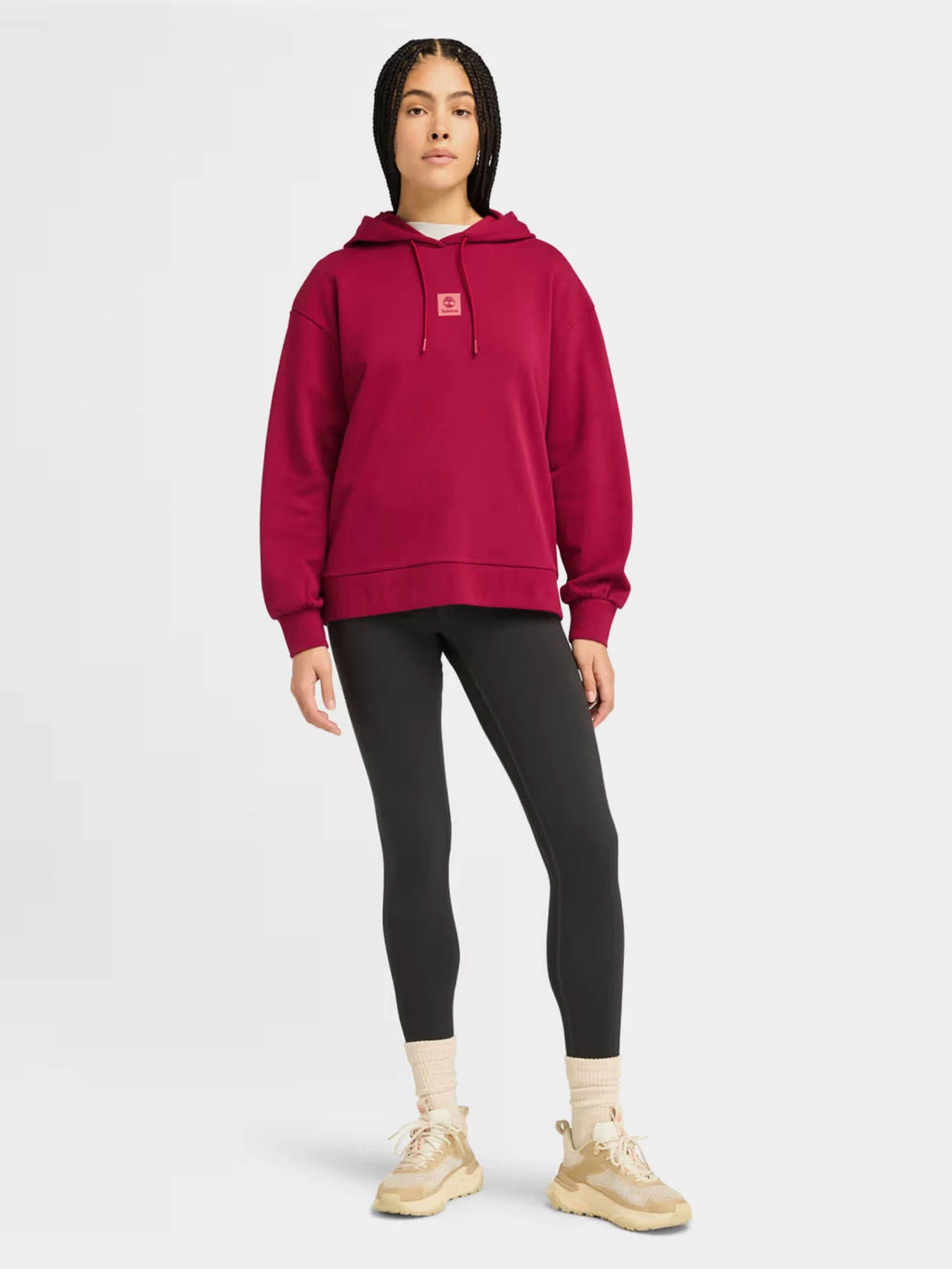 Худи и свитшоты Timberland Stack Logo Loop Back модель TB0A5SX2637 Фото