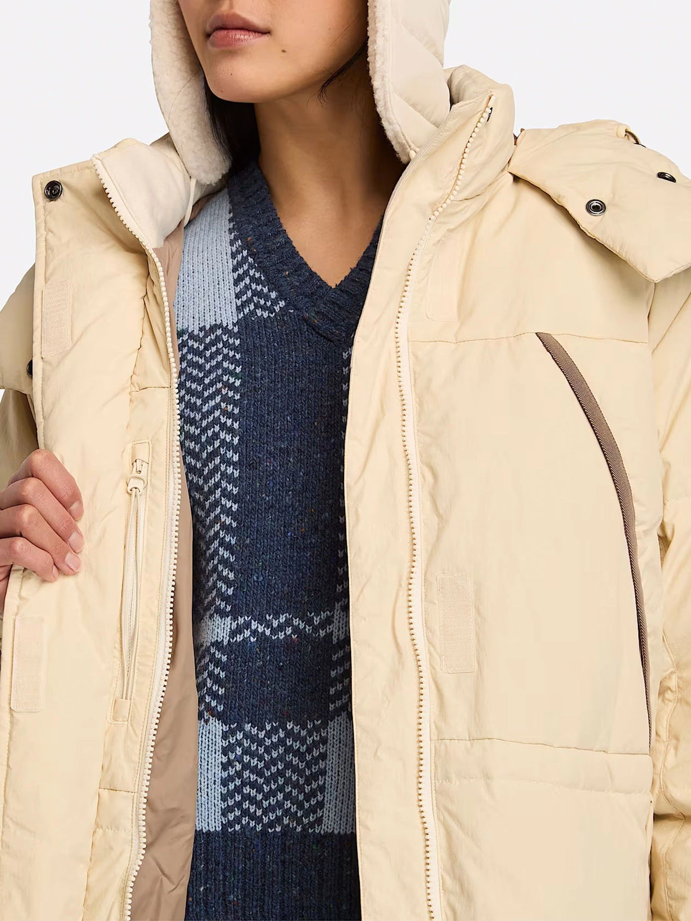 Куртки та дублянки Timberland Howker Recycled Down Puffer Long модель TB0A5ZC3EFL Фото