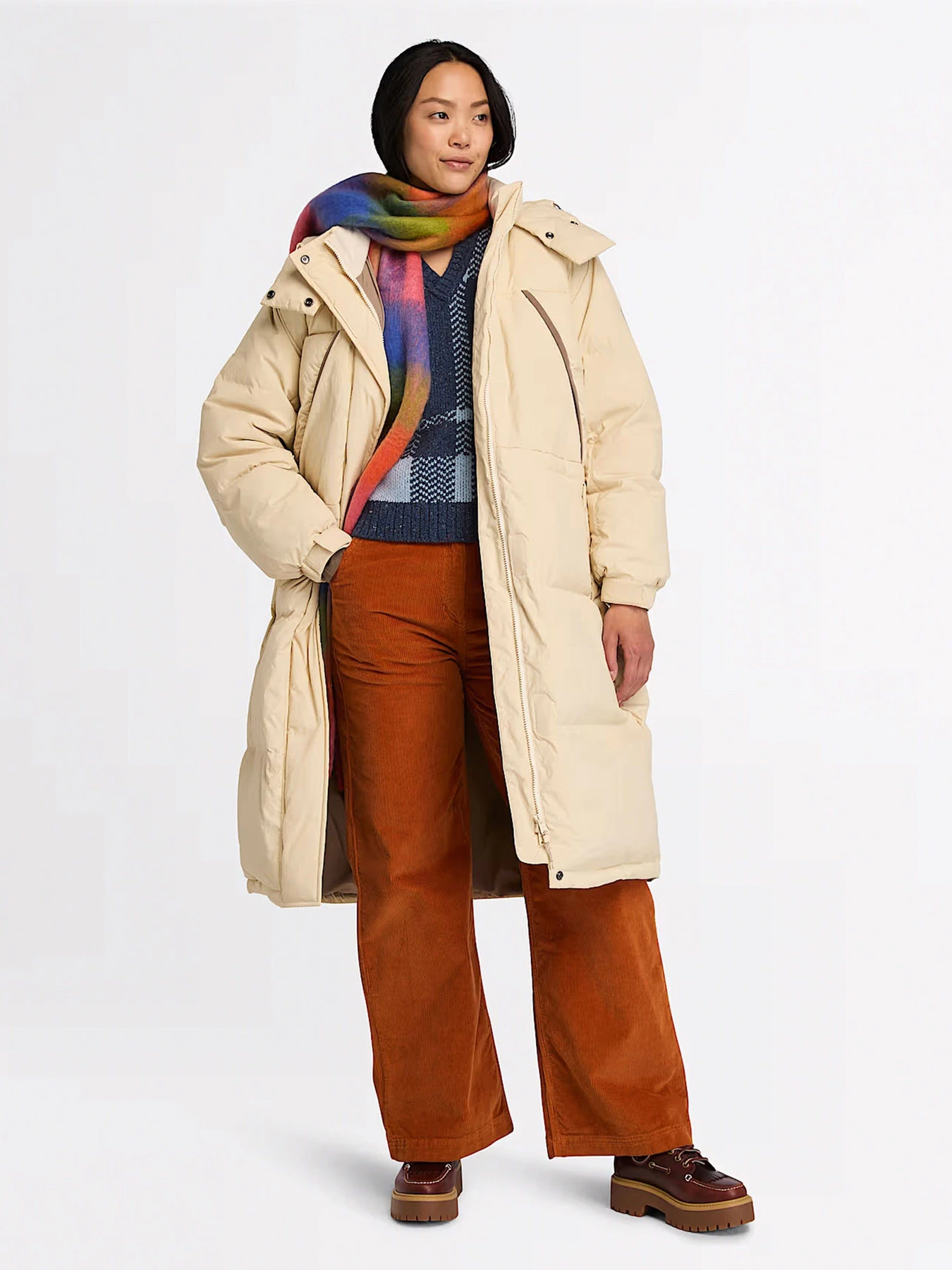 Куртки та дублянки Timberland Howker Recycled Down Puffer Long модель TB0A5ZC3EFL Фото