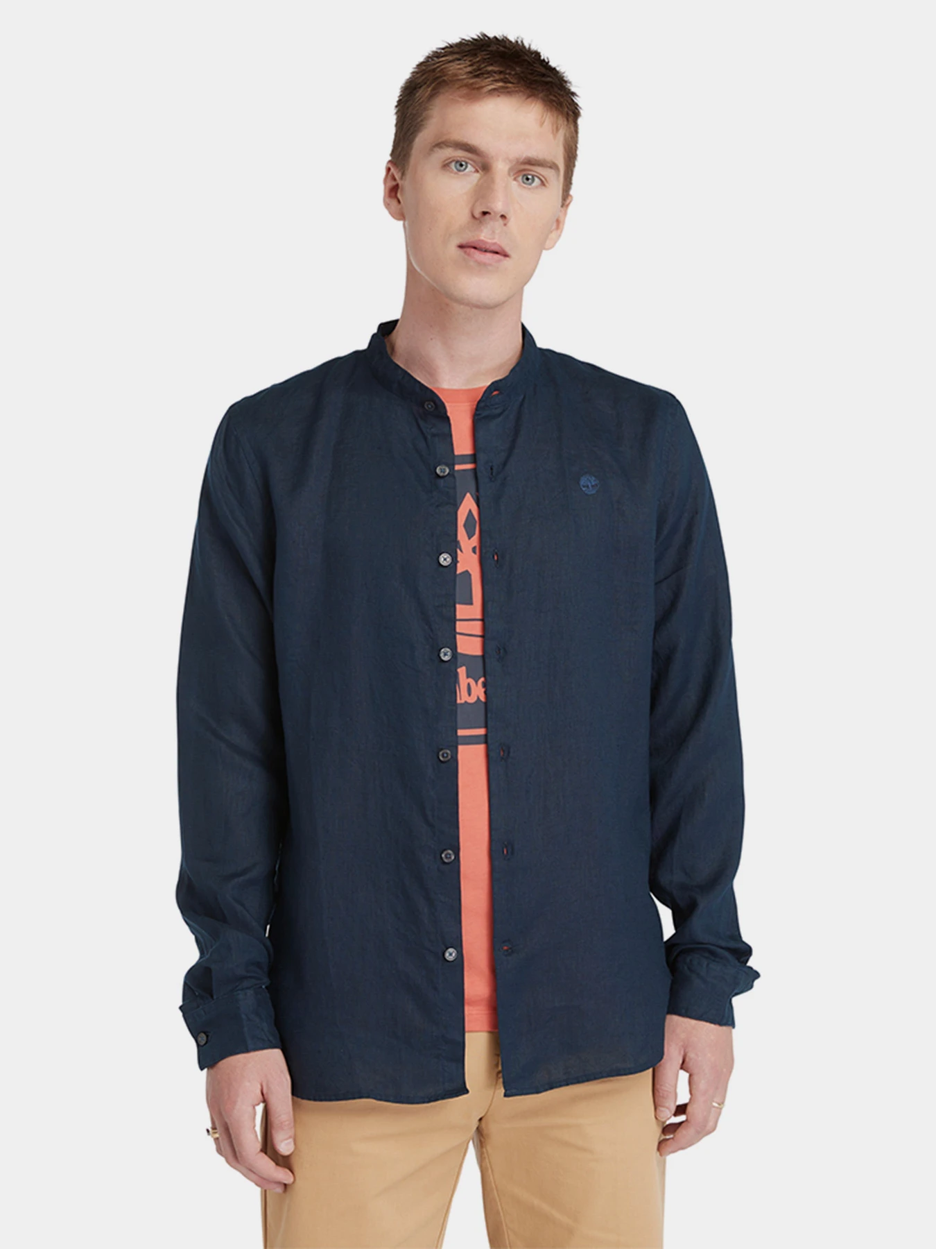 Сорочки Timberland Mill Brook Linen модель TB0A2DC1433 Сорочки Timberland Mill Brook Linen модель TB0A2DC1433 Фото