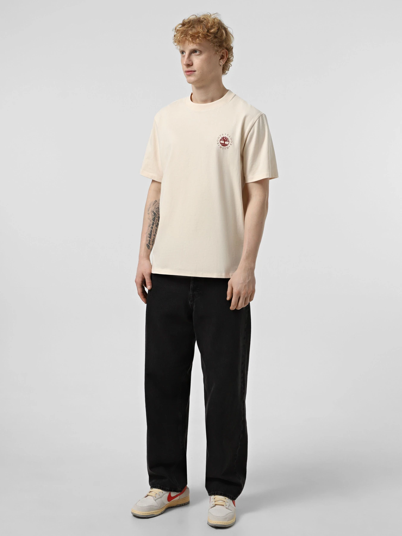 Футболки и поло Timberland Washed Boot Lab Back Graphic Undyed модель TB0A6DPDCR3 Фото