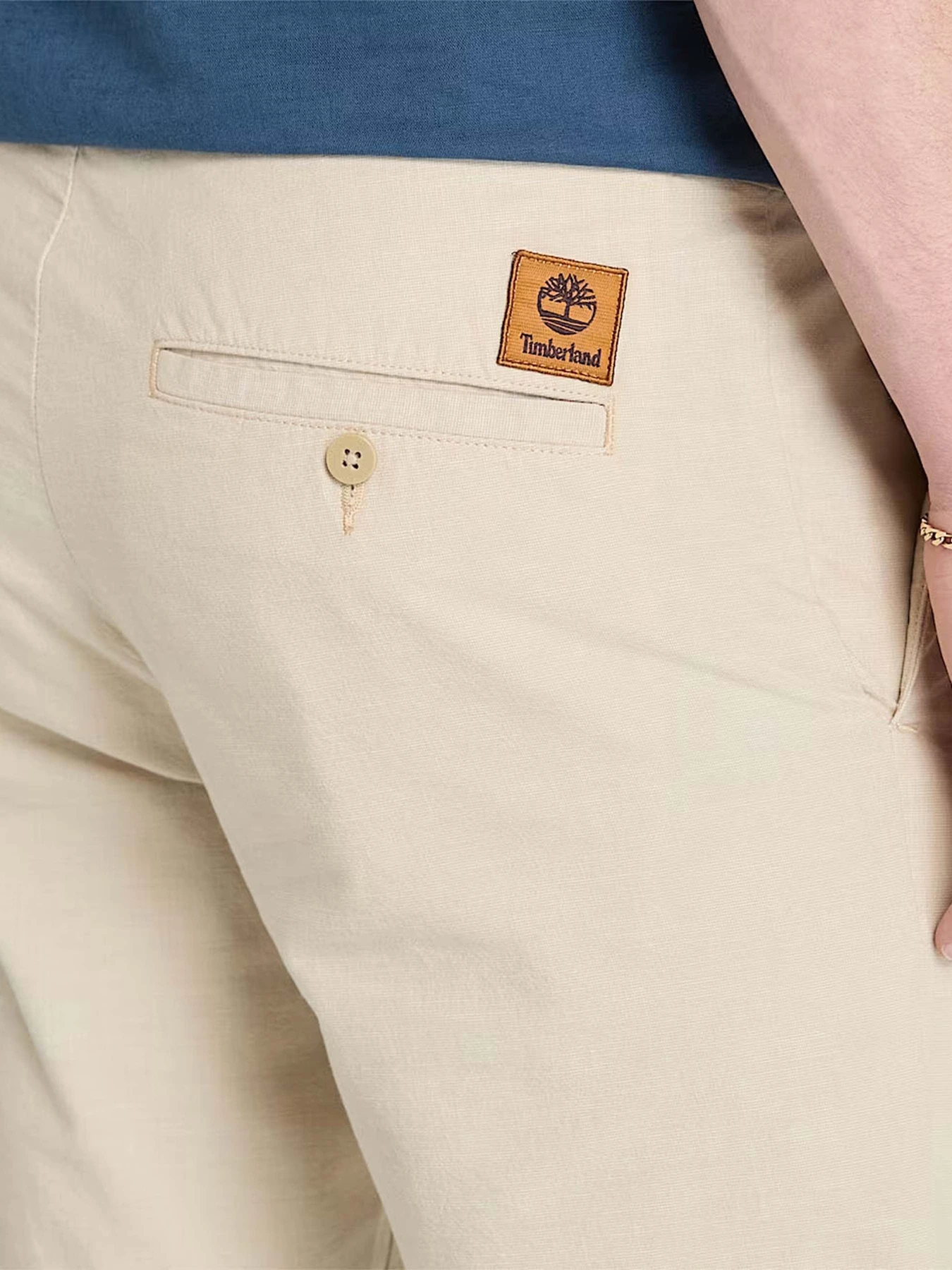 Штани Timberland Cotton Linen модель TB0A2F6BEOH Штани Timberland Cotton Linen модель TB0A2F6BEOH Фото