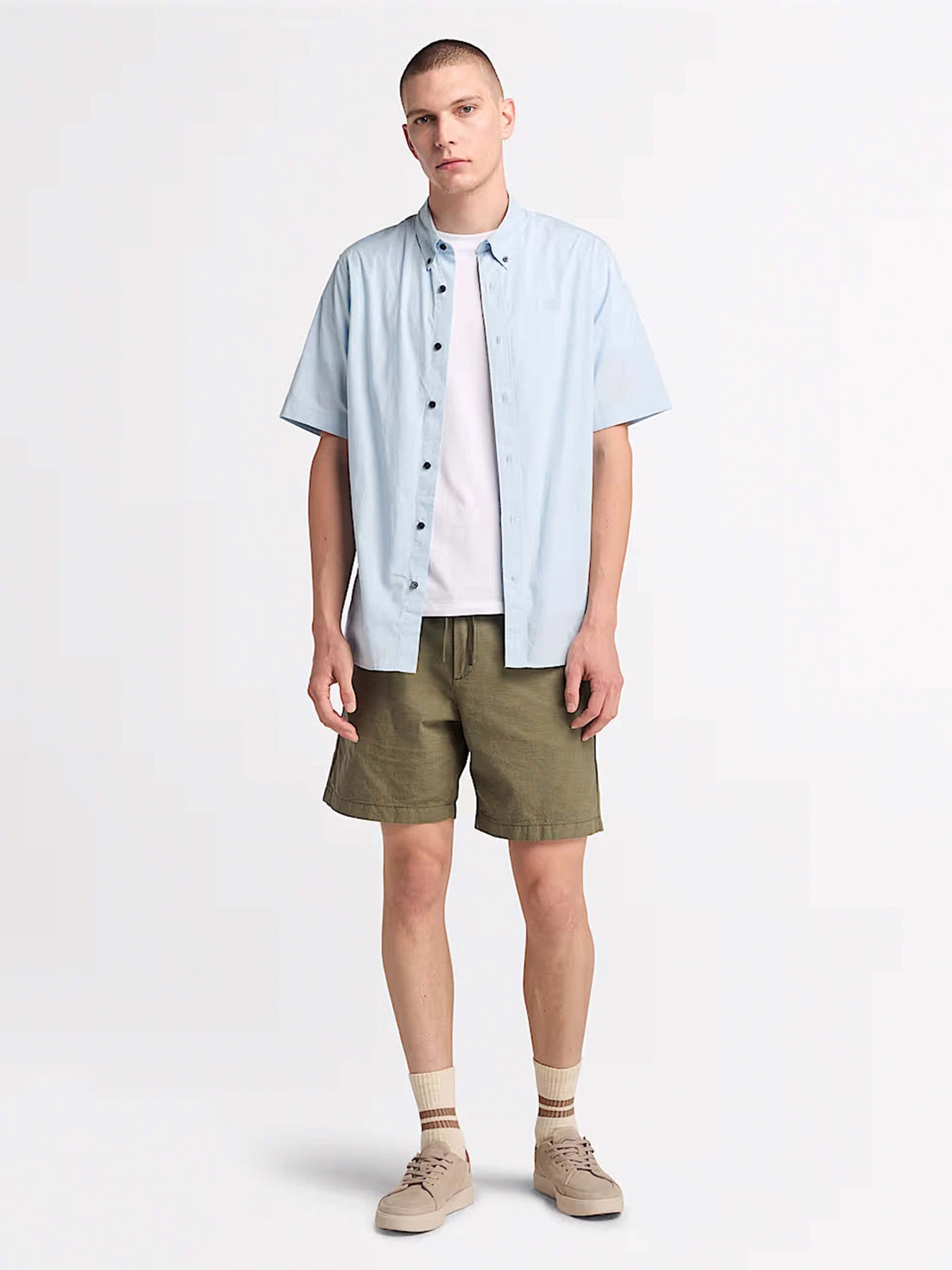 Шорты Timberland Cotton Linen модель TB0A2FD5J20 Шорты Timberland Cotton Linen модель TB0A2FD5J20 Фото