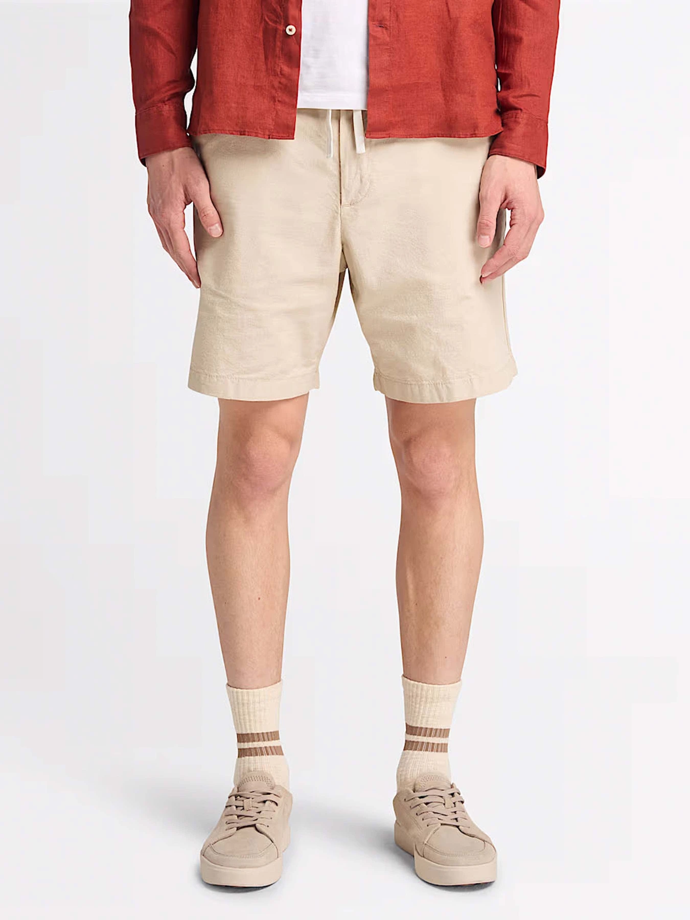 Шорты Timberland Cotton Linen модель TB0A2FD5EOH Фото