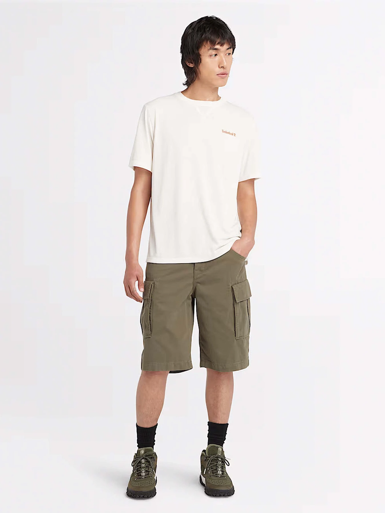 Шорты Timberland Brookline Twill модель TB0A5U1BA58 Фото