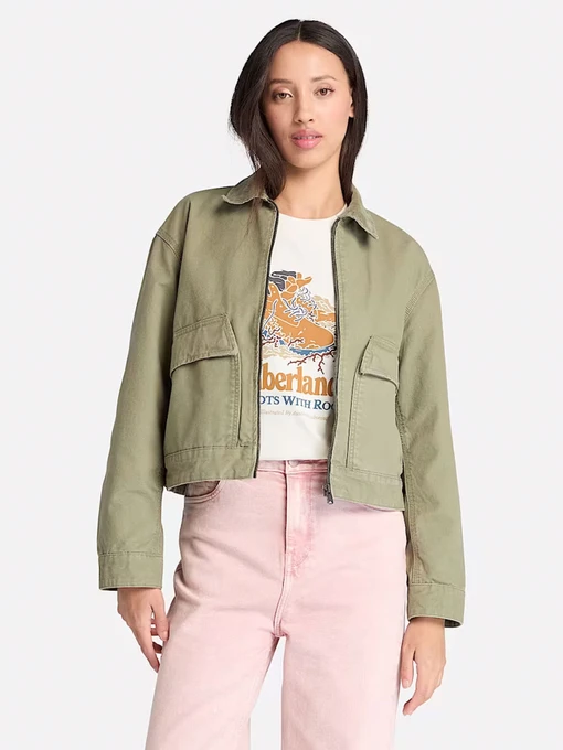 Куртки и дубленки Timberland Strafford Washed Canvas модель TB0A5VJ7A58 Фото